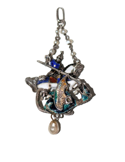 Pendentif Saint Georges Terrassant Le Dragon