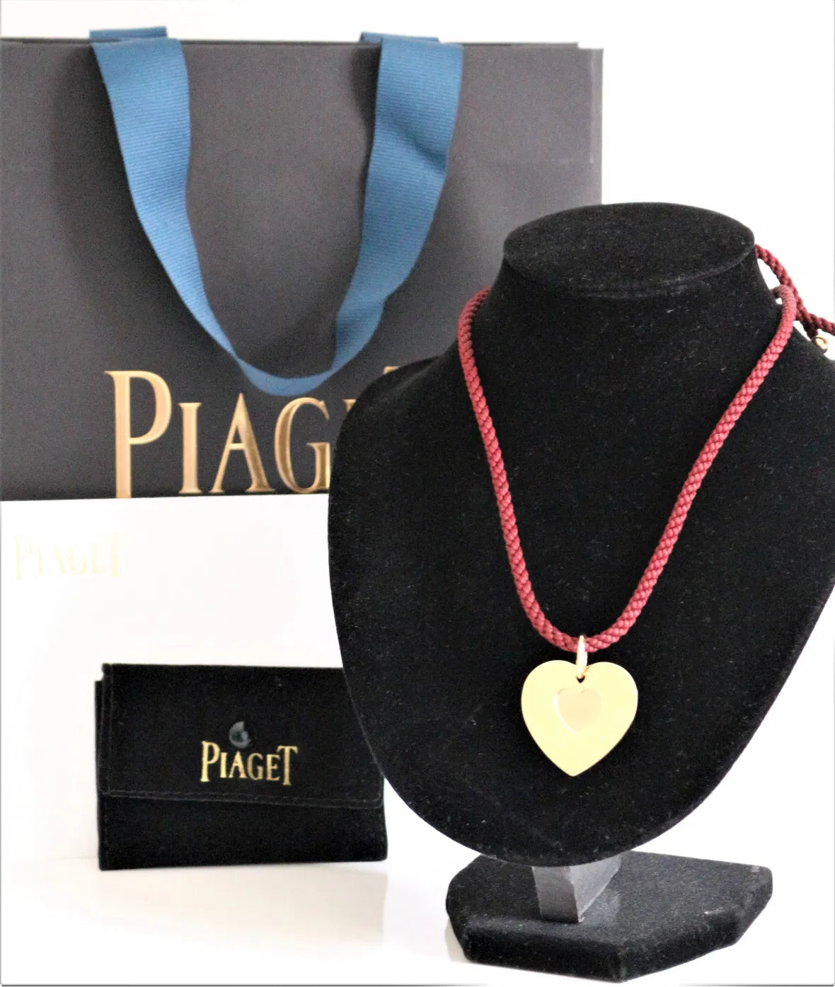 Collier Pendentif Double Coeur Piaget