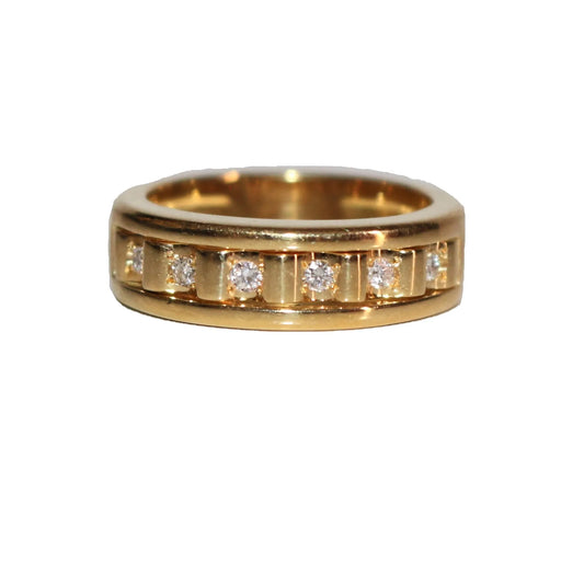 Alliance bandeau diamants Poiray
