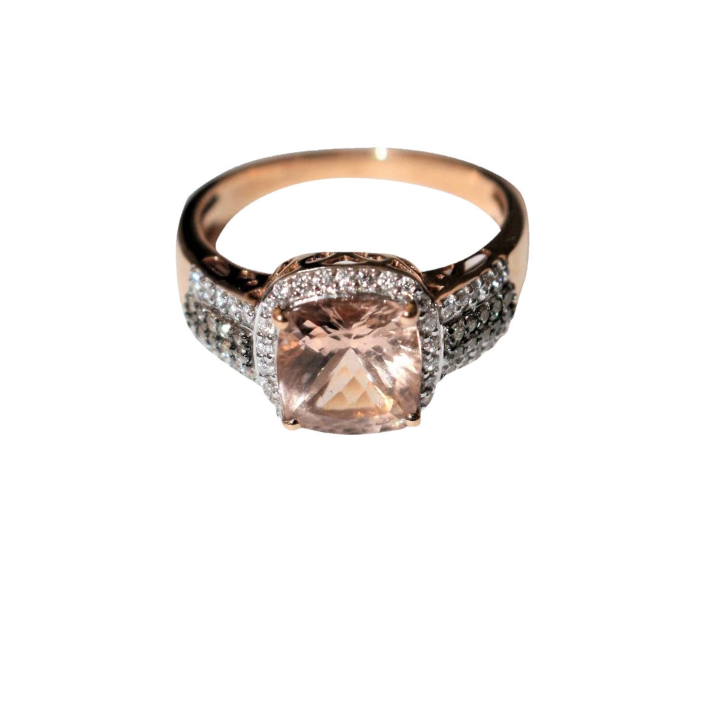 Bague Or Rose Morganite
