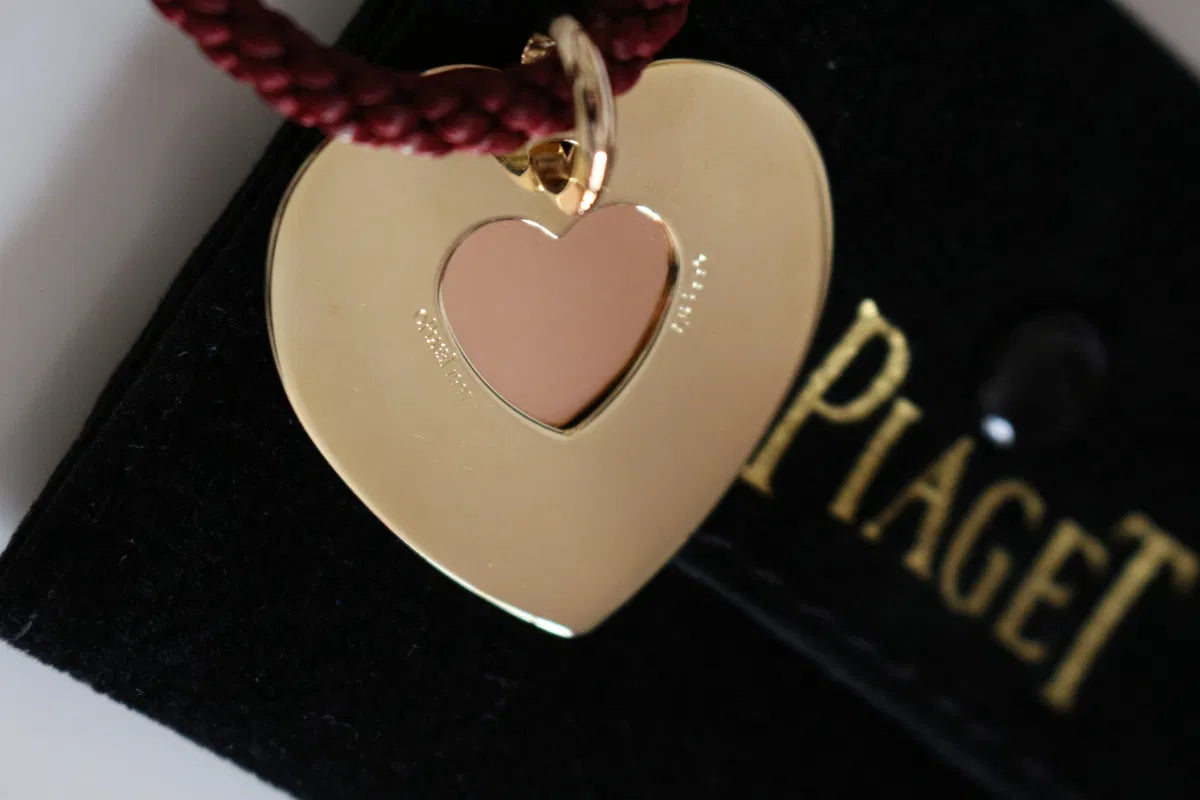 Collier Pendentif Double Coeur Piaget