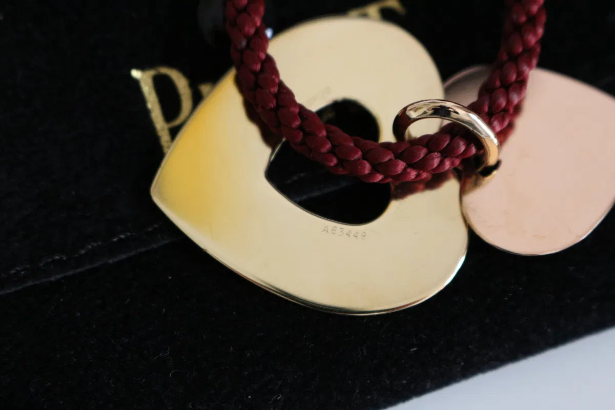 Collier Pendentif Double Coeur Piaget
