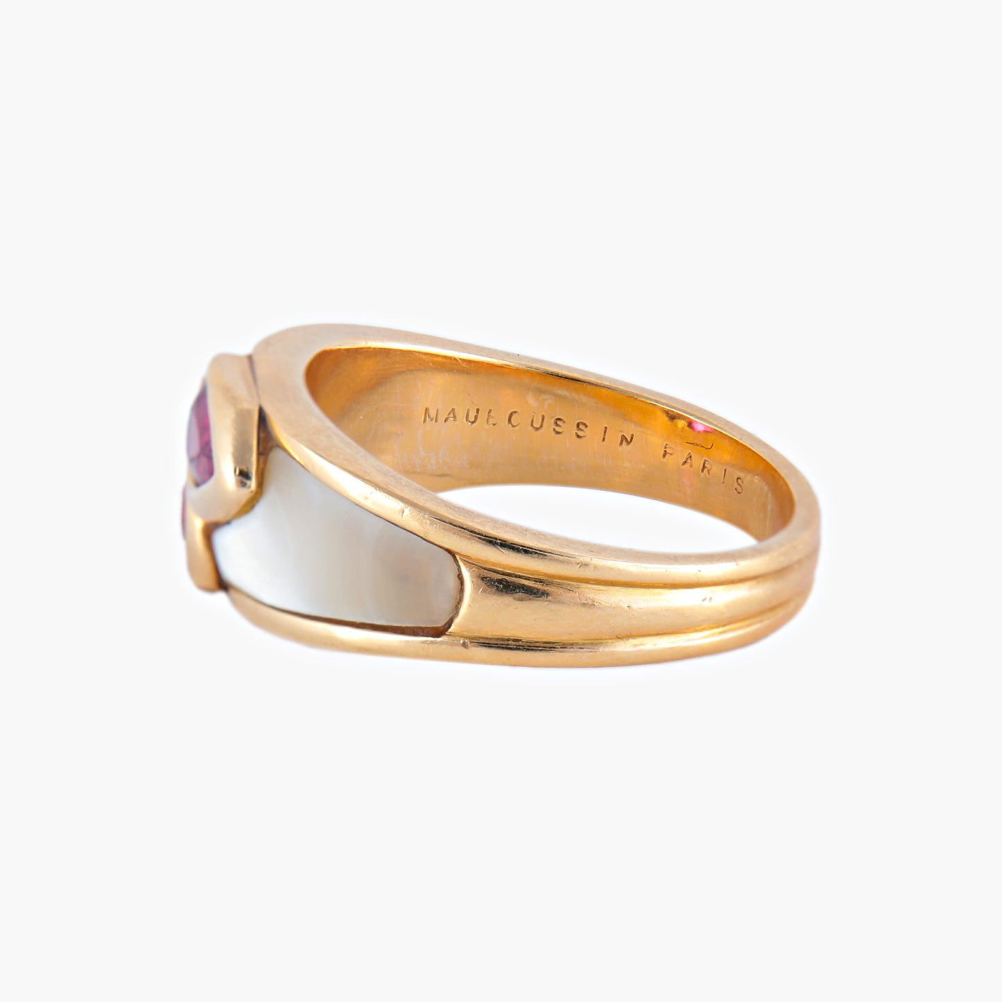 Bague Mauboussin Nadia nacre et rubis