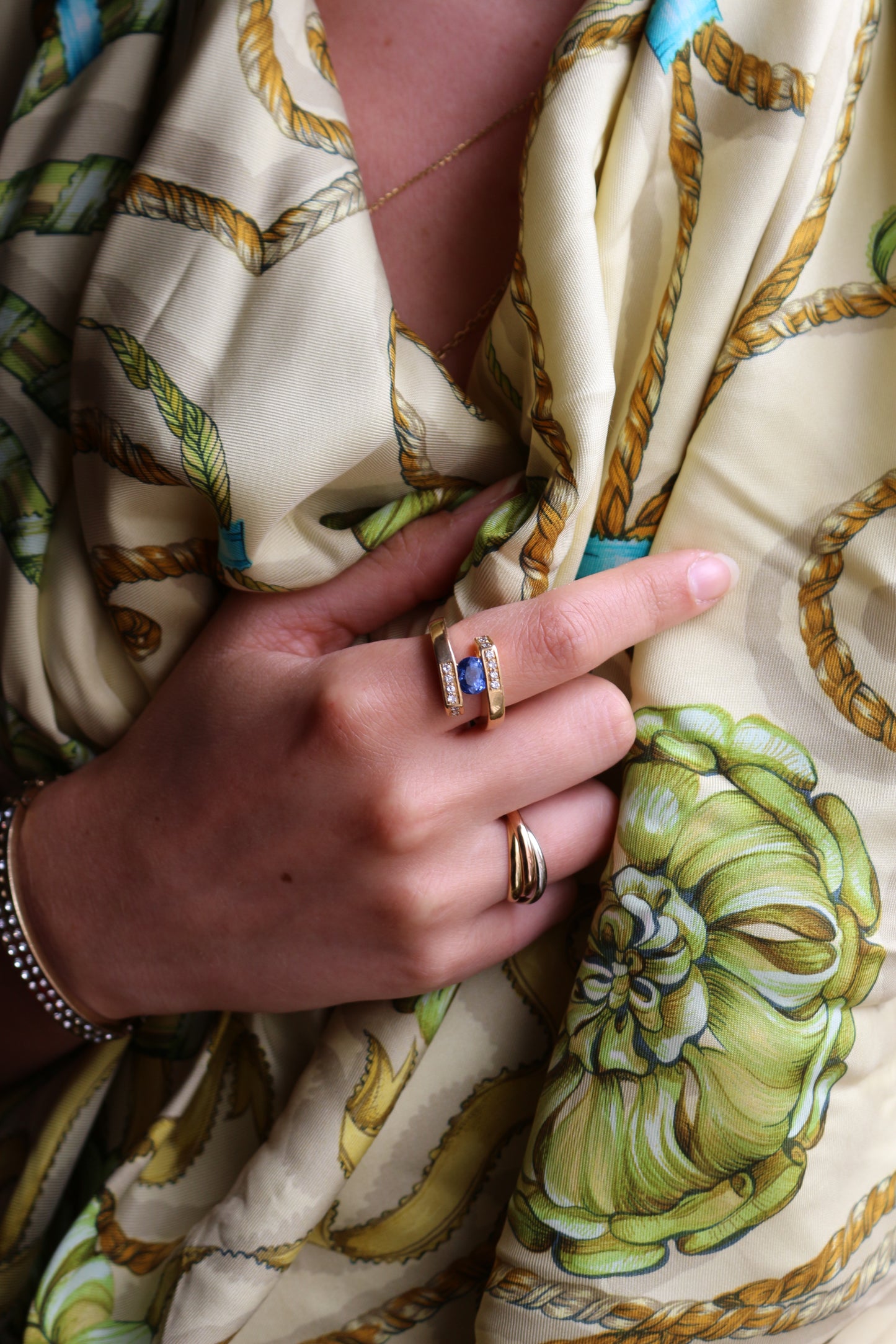 Bague Saphir Du Sri Lanka Ceylan
