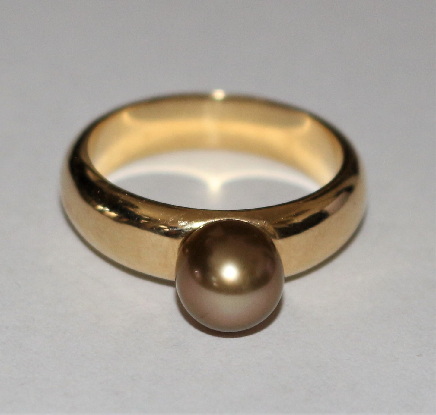 Bague Perle Fine Dorée