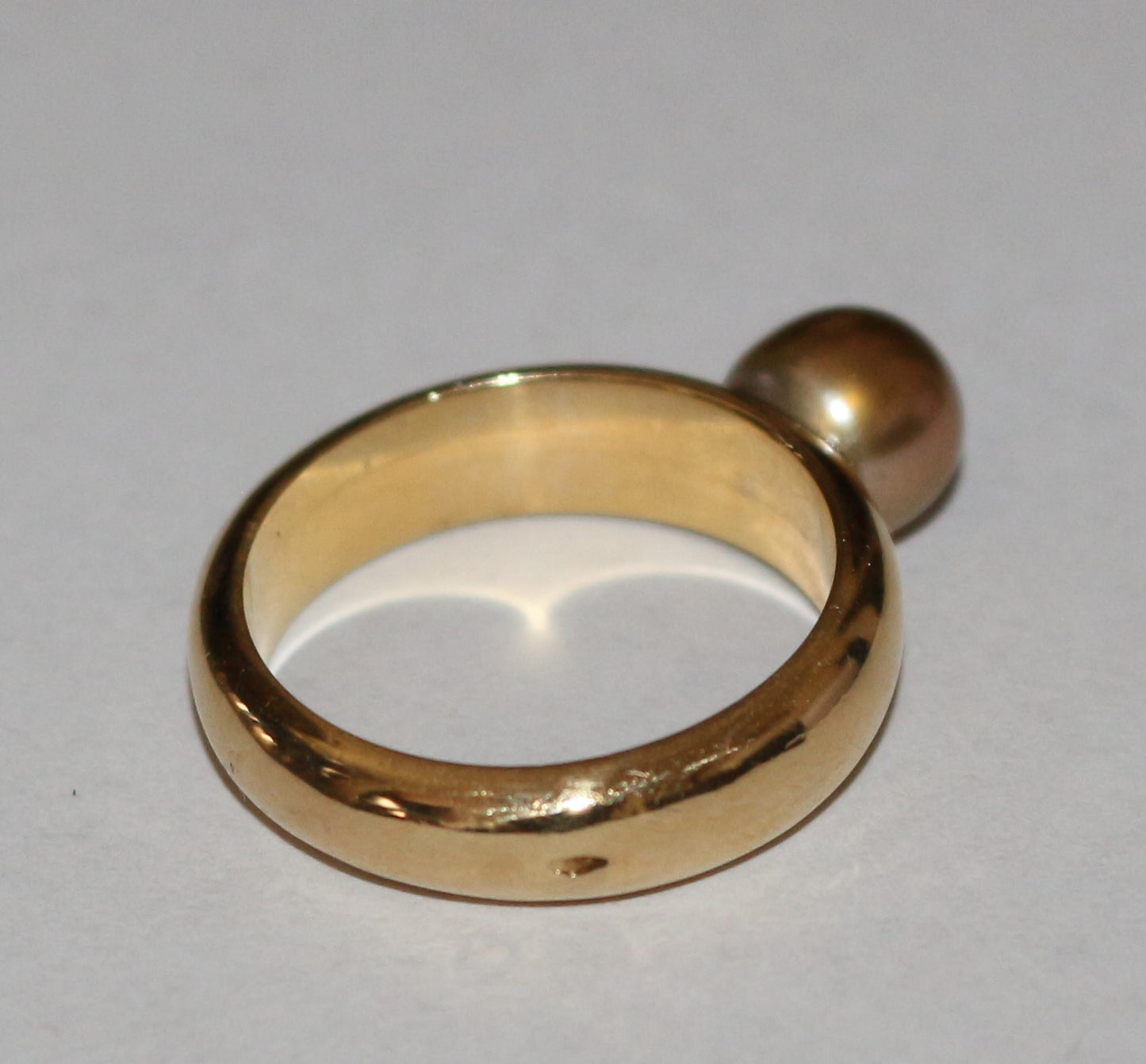 Bague Perle Fine Dorée