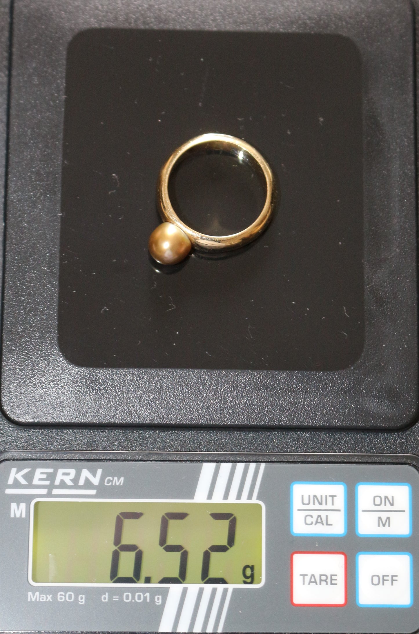 Bague Perle Fine Dorée