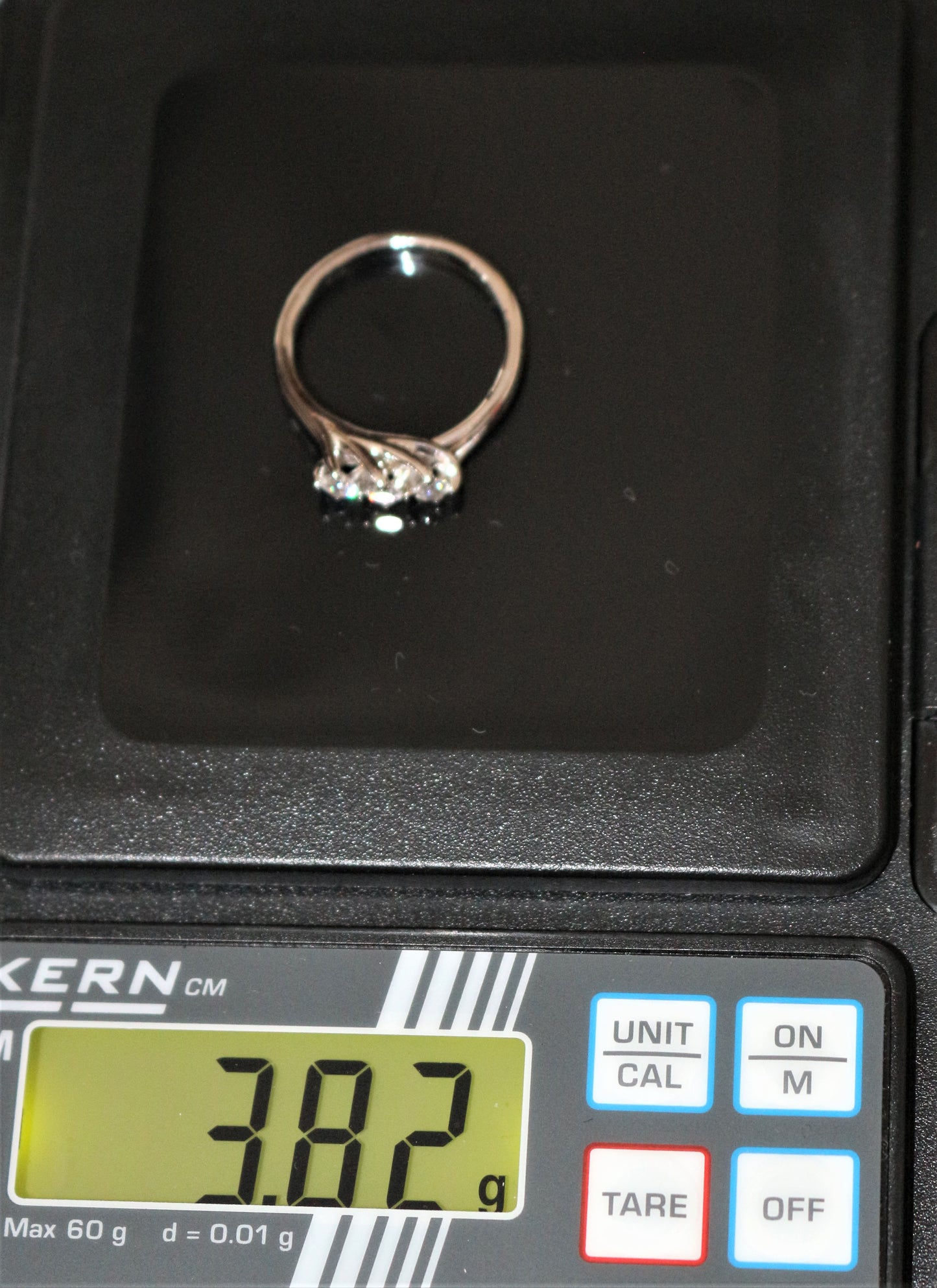 Bague Jarretière En Or Blanc