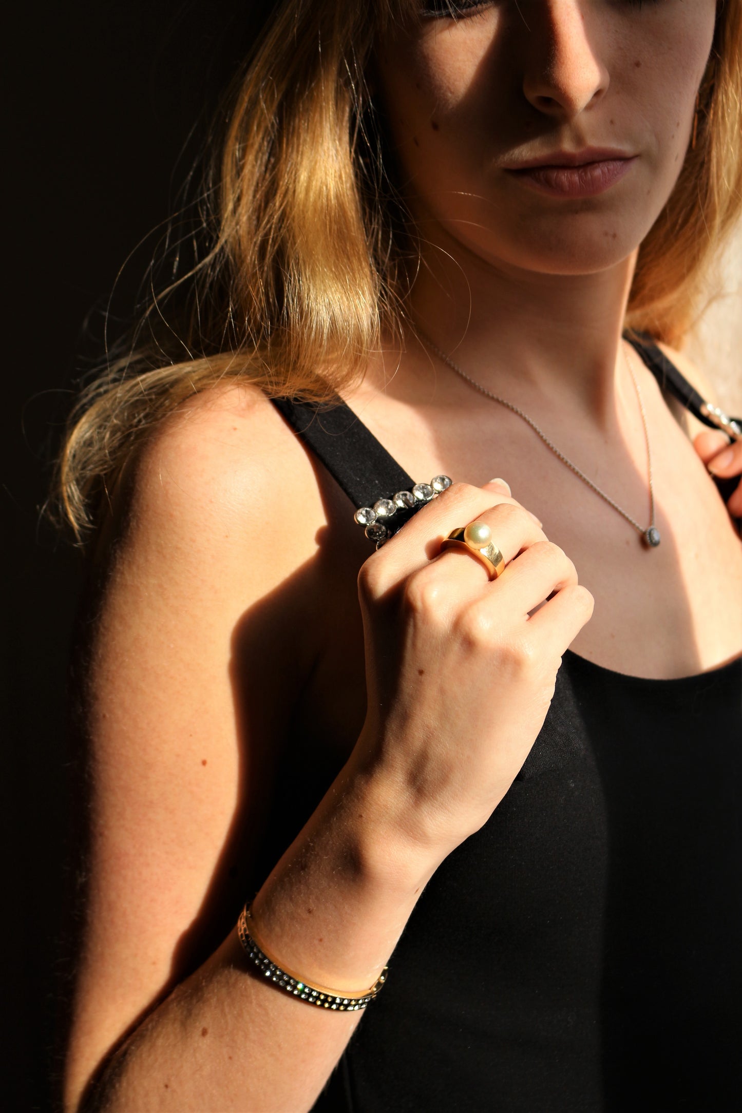 O.J Perrin bague perle