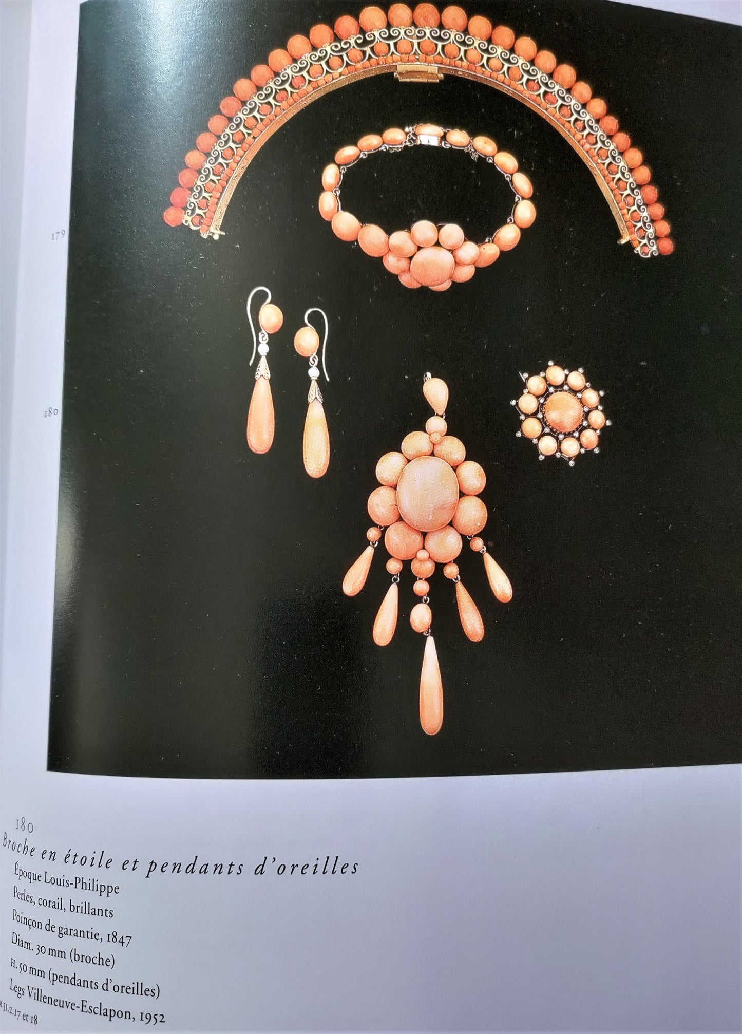 Broche Corail Napoléon III