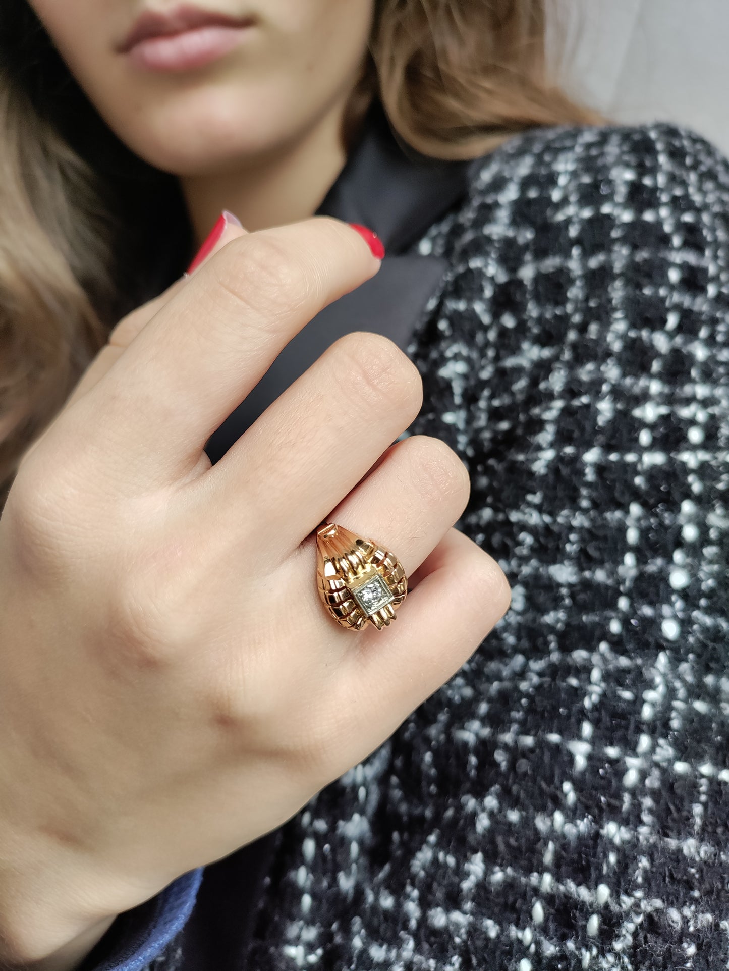Bague Rétro ajourée
