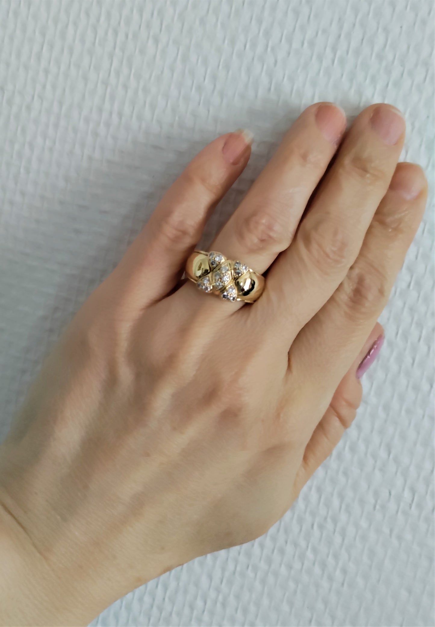 Mauboussin Bague Arlequin Or Et Diamants Vintage