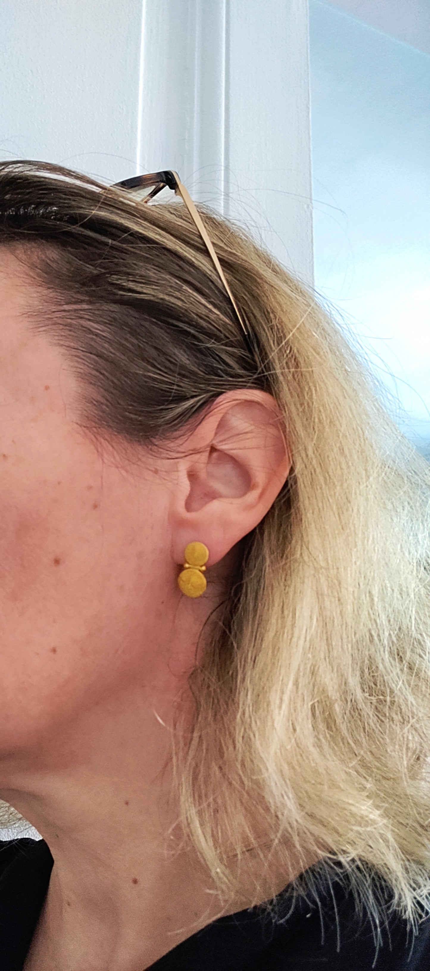 Boucles d'Oreilles En Or Grec 22 Carats