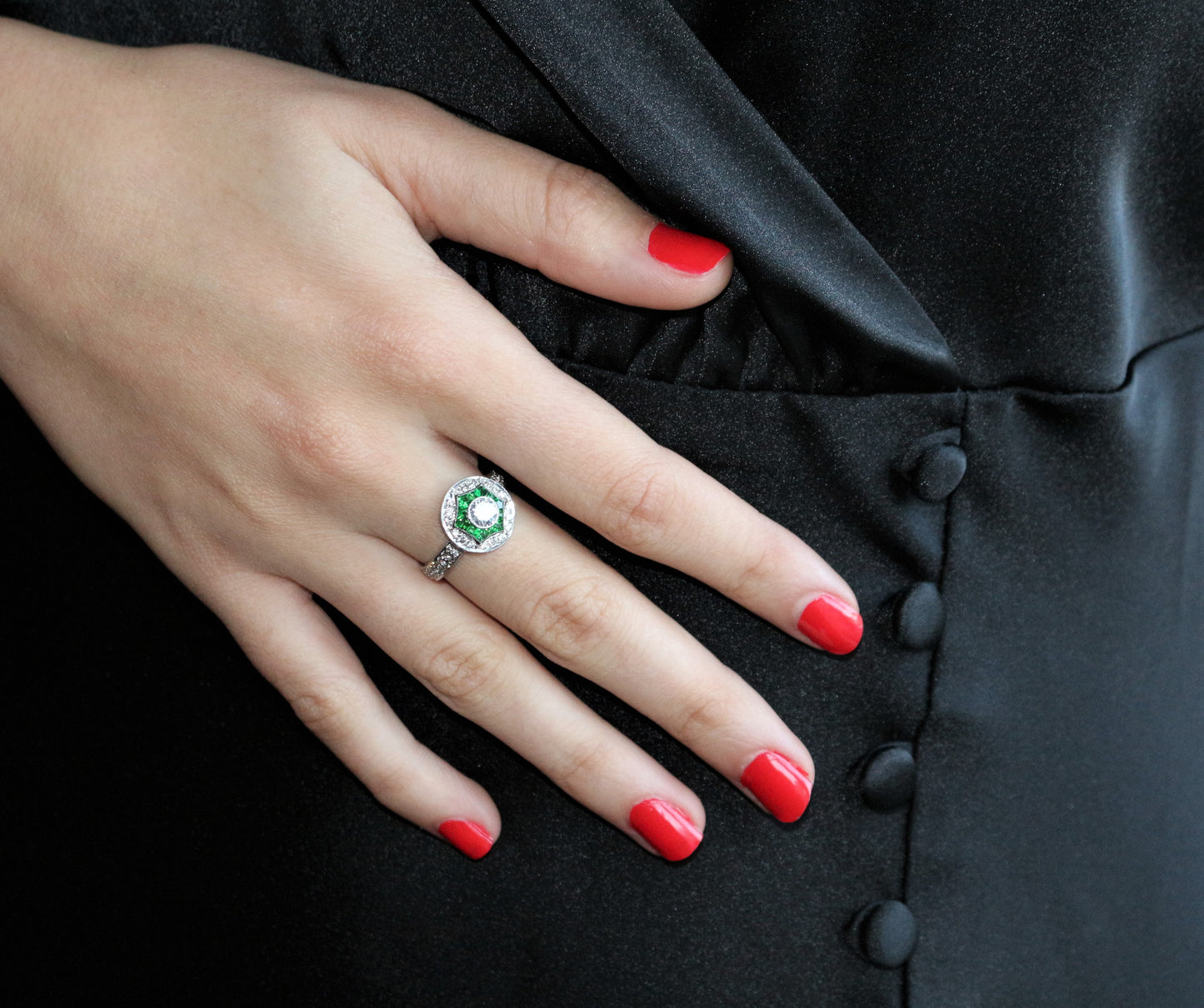 Bague de style Art Déco