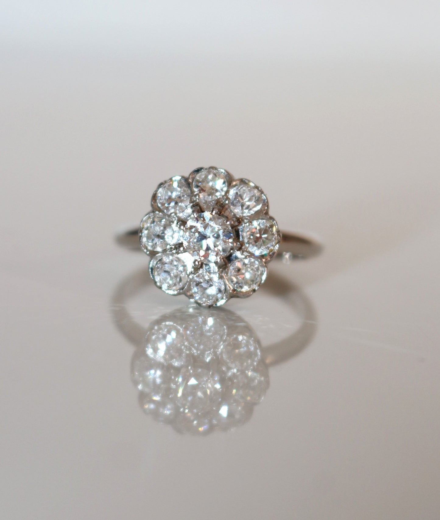 Bague Marguerite Diamants 1930
