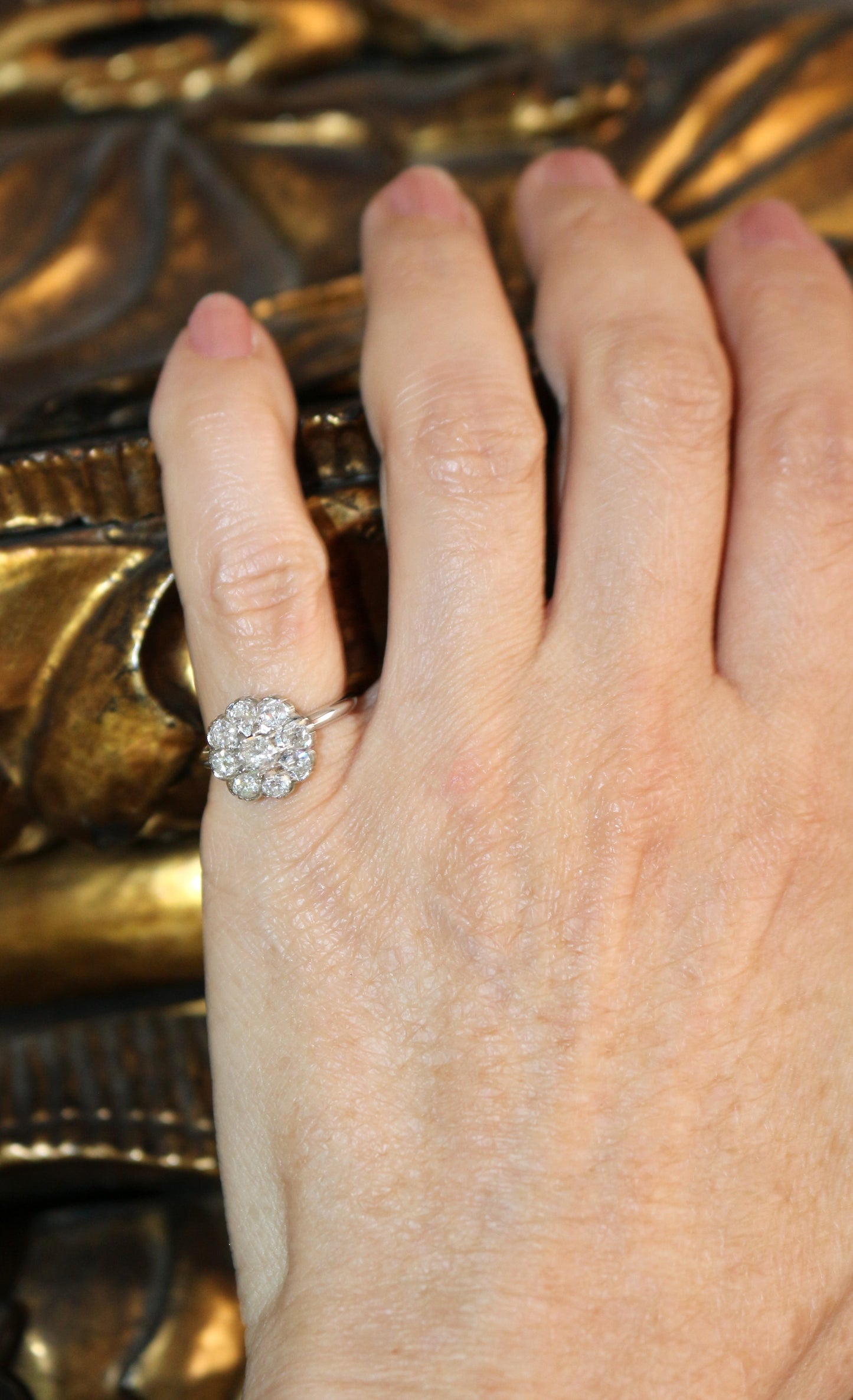 Bague Marguerite Diamants 1930