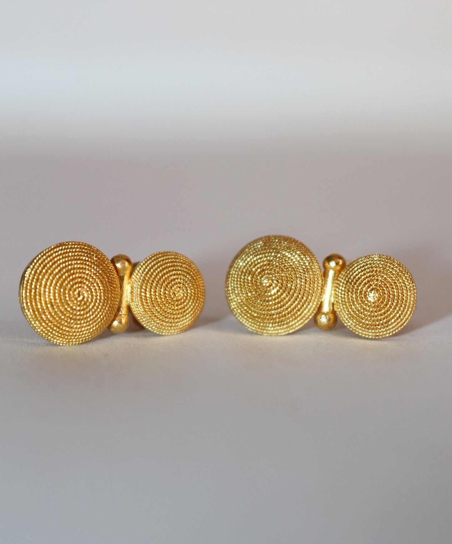 Boucles d'Oreilles En Or Grec 22 Carats