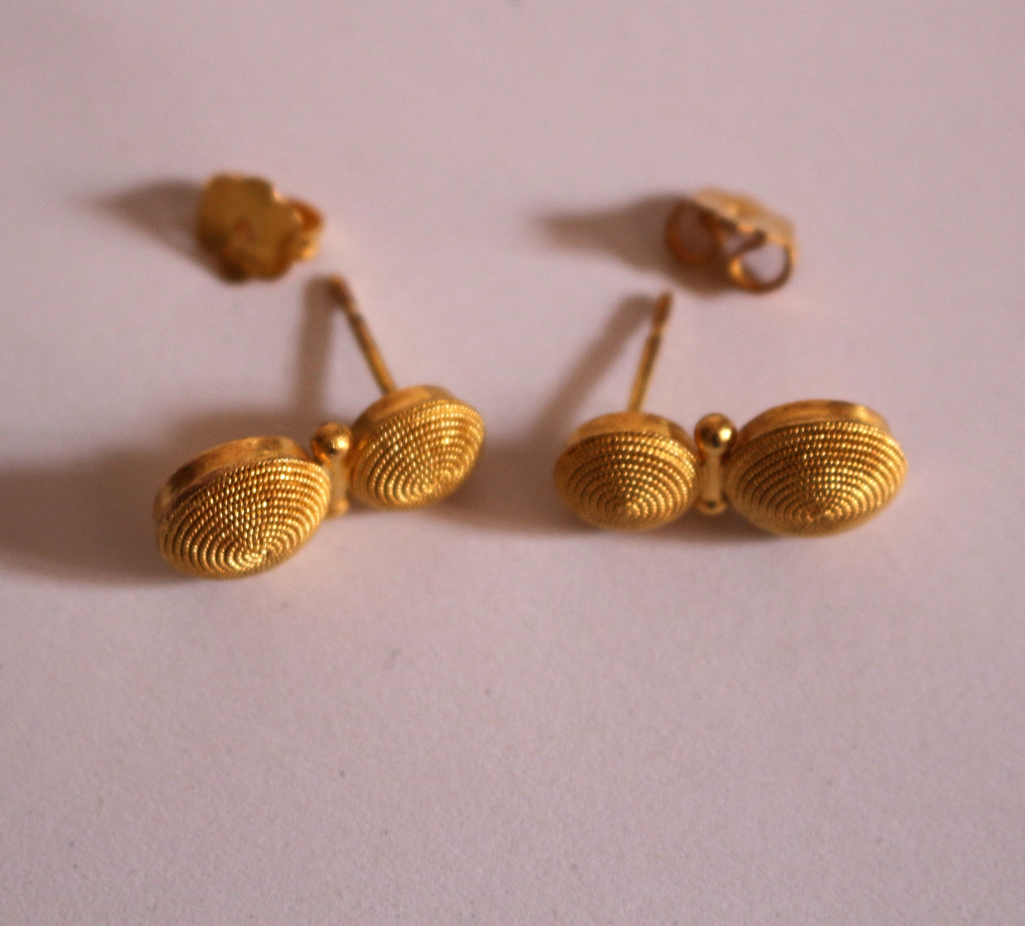 Boucles d'Oreilles En Or Grec 22 Carats