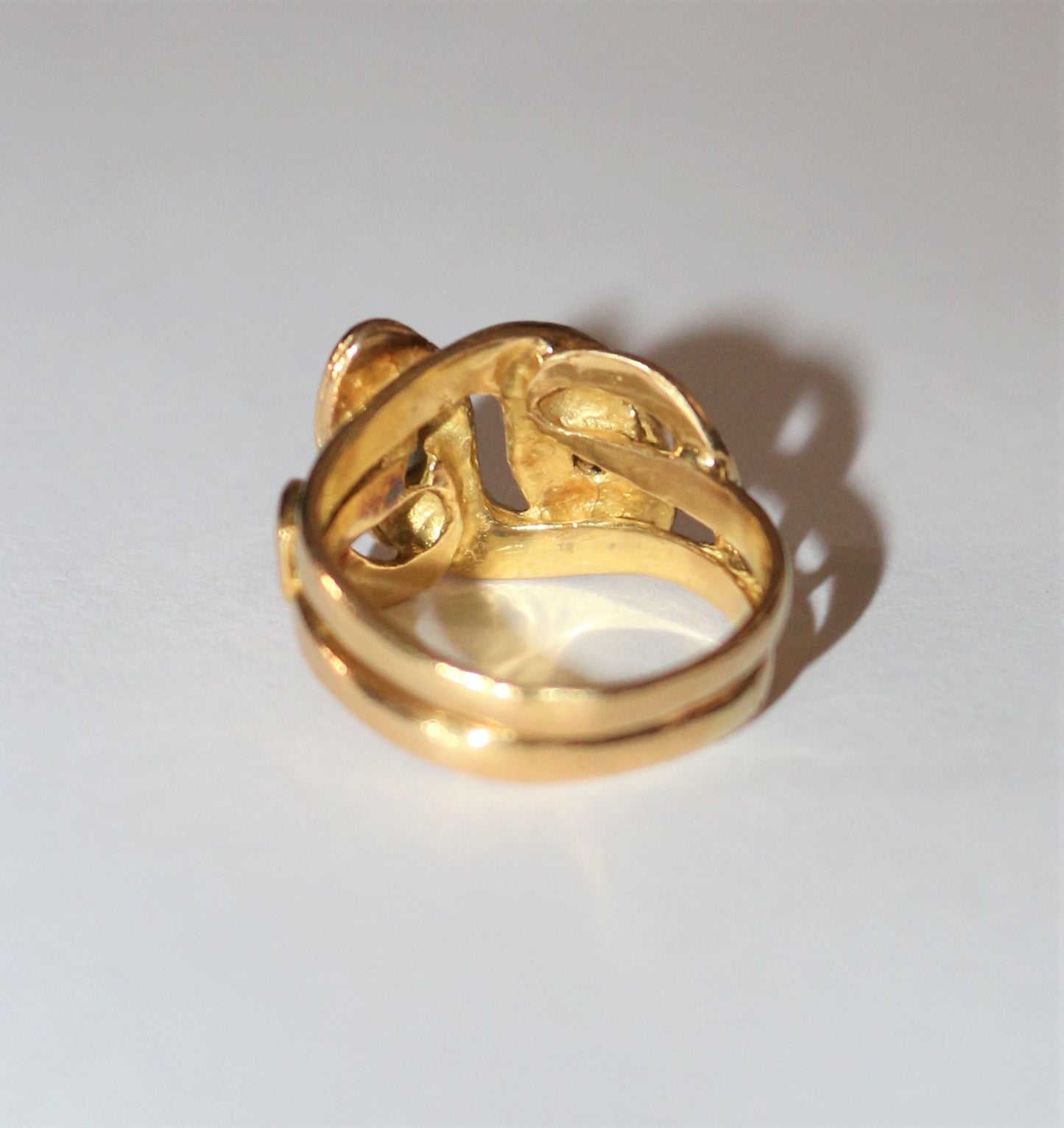 Bague double serpent XIXe