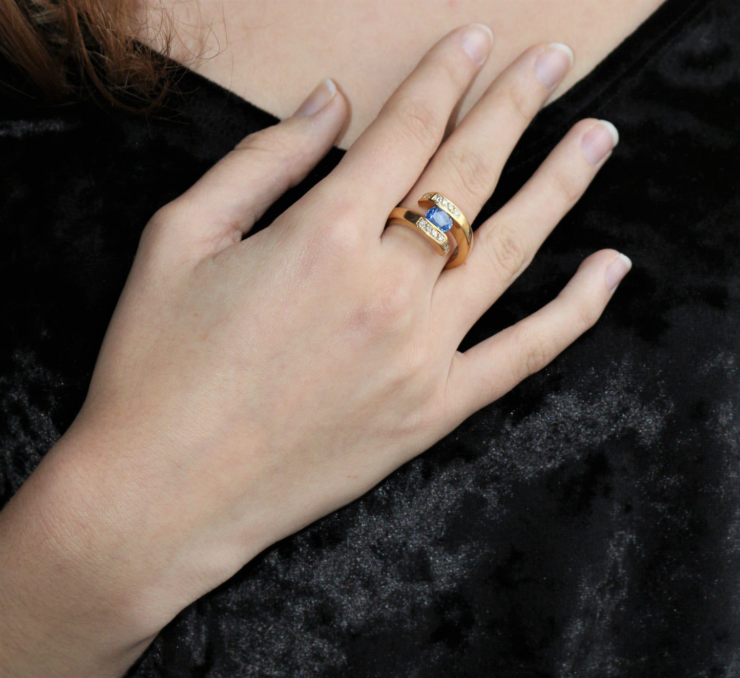 Bague Saphir Du Sri Lanka Ceylan
