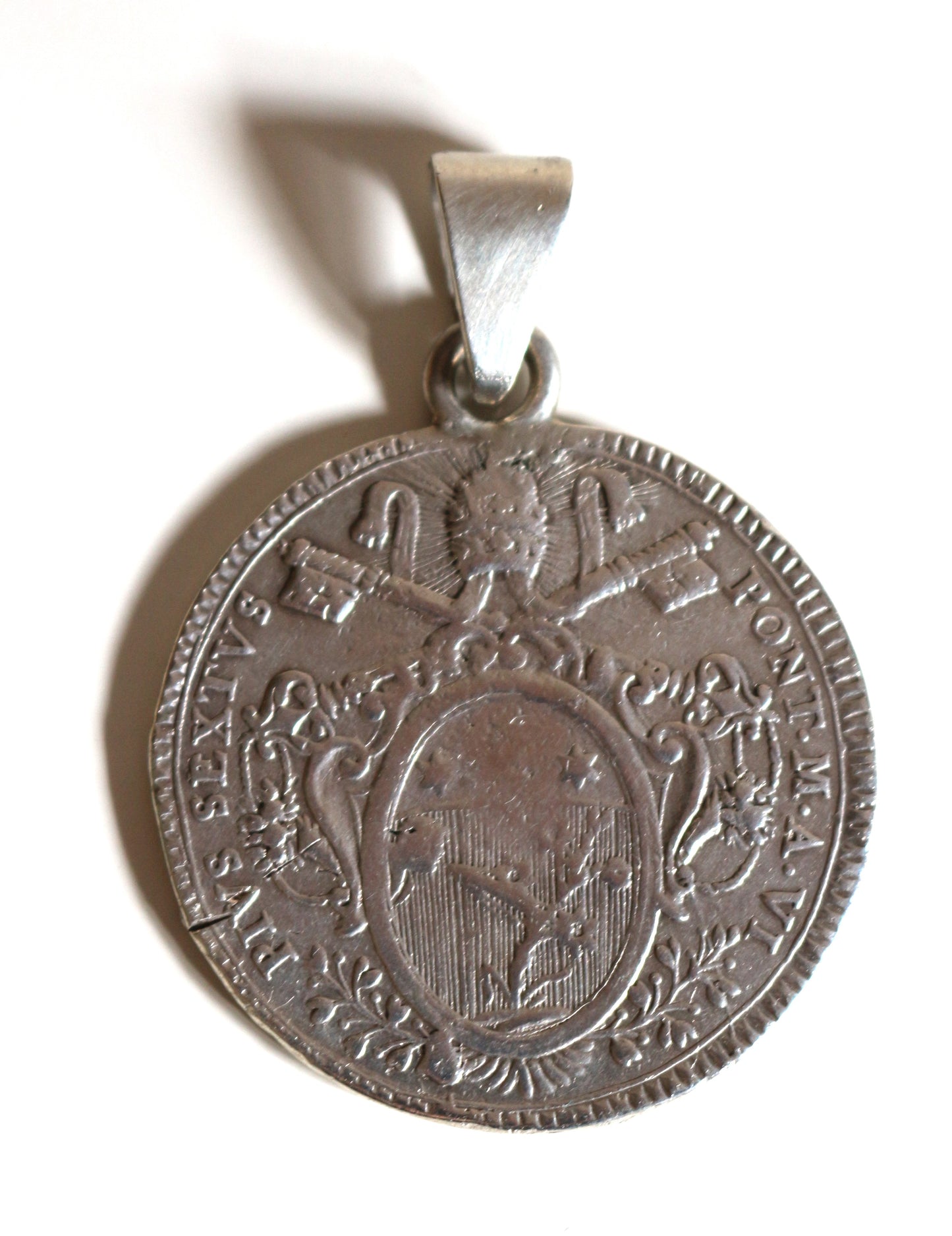 Collier En Argent 1 Scudo Pie VI 1780
