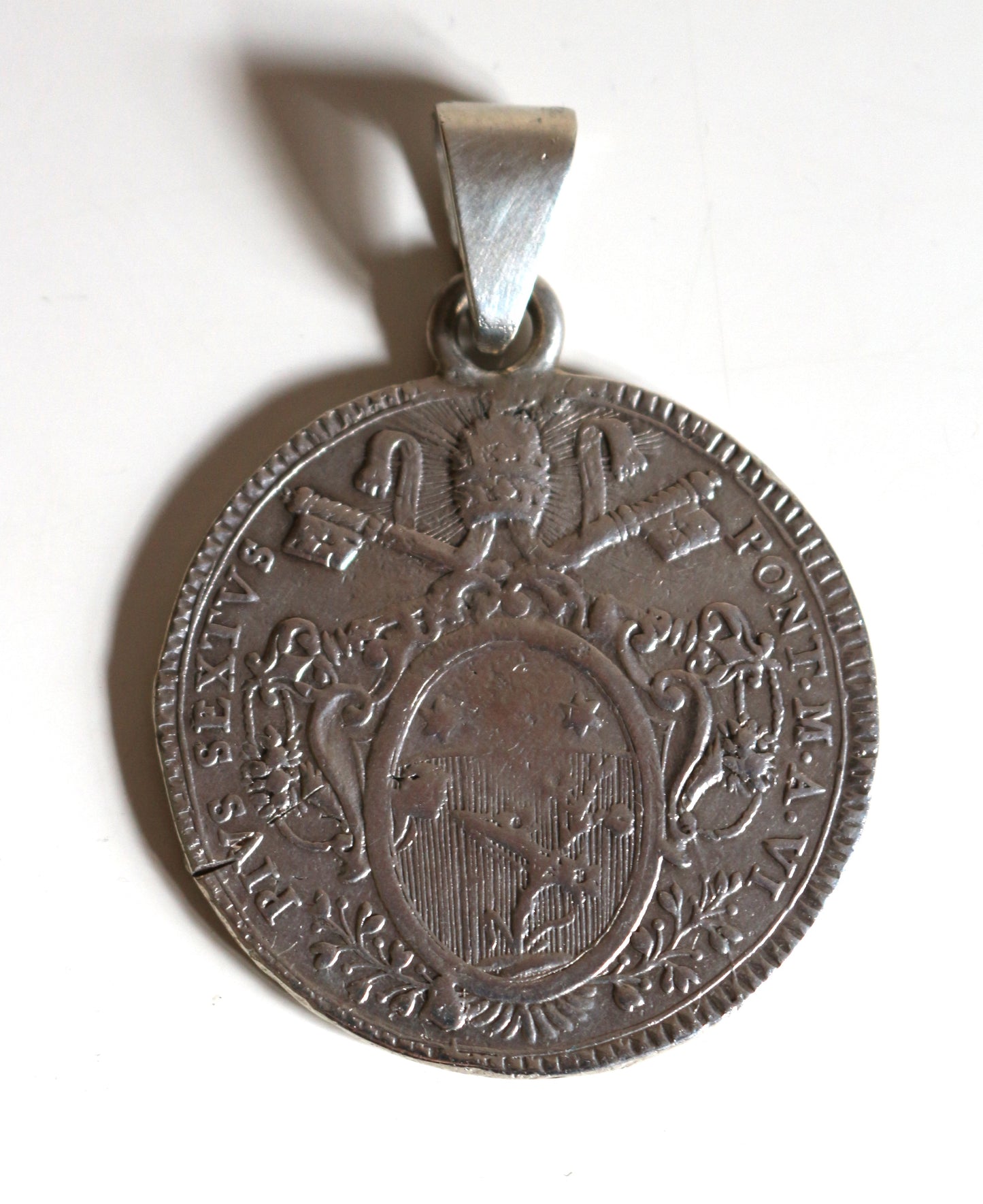 Collier En Argent 1 Scudo Pie VI 1780