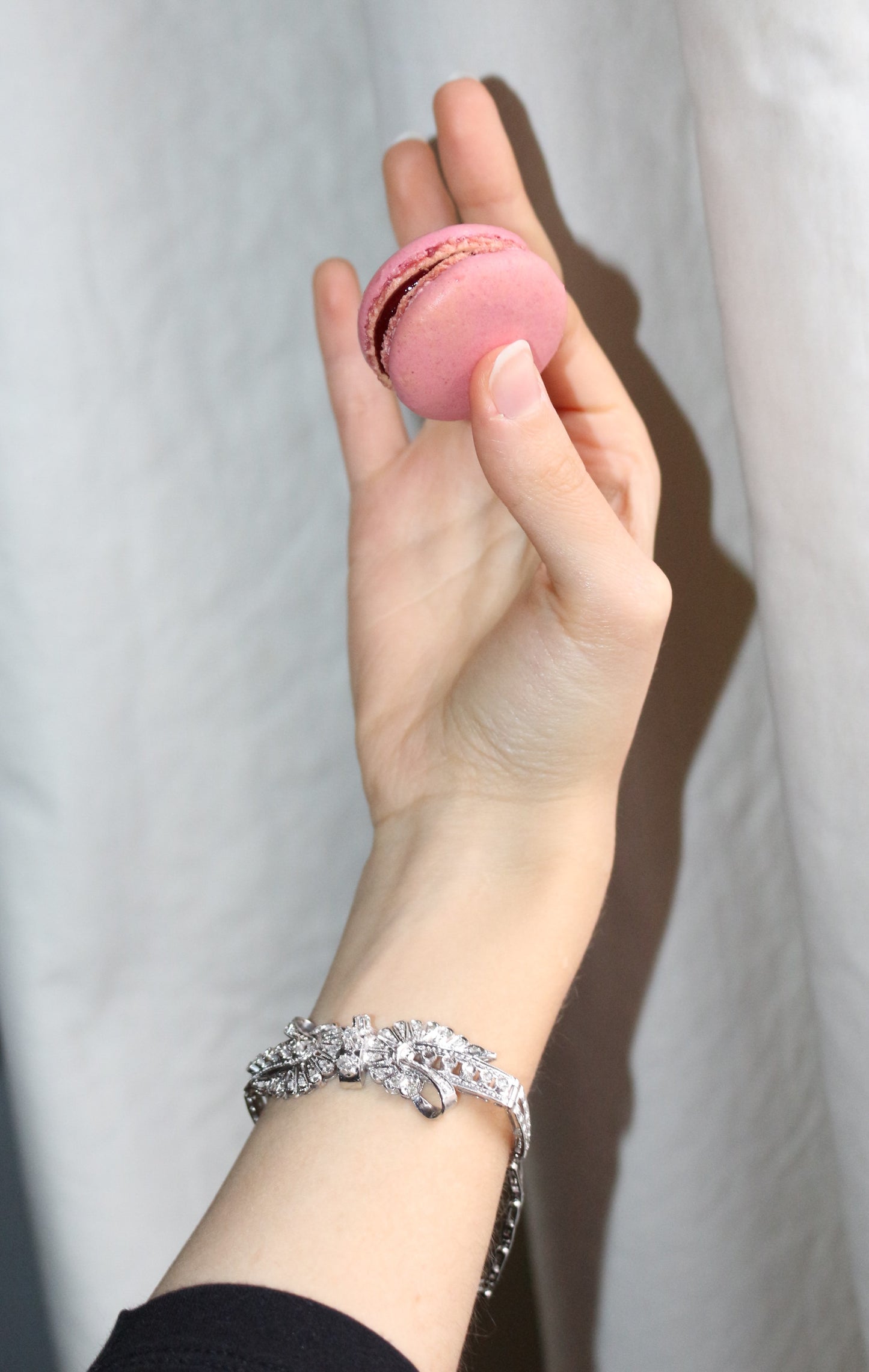 Bracelet Noeud en Or Blanc Et Diamants