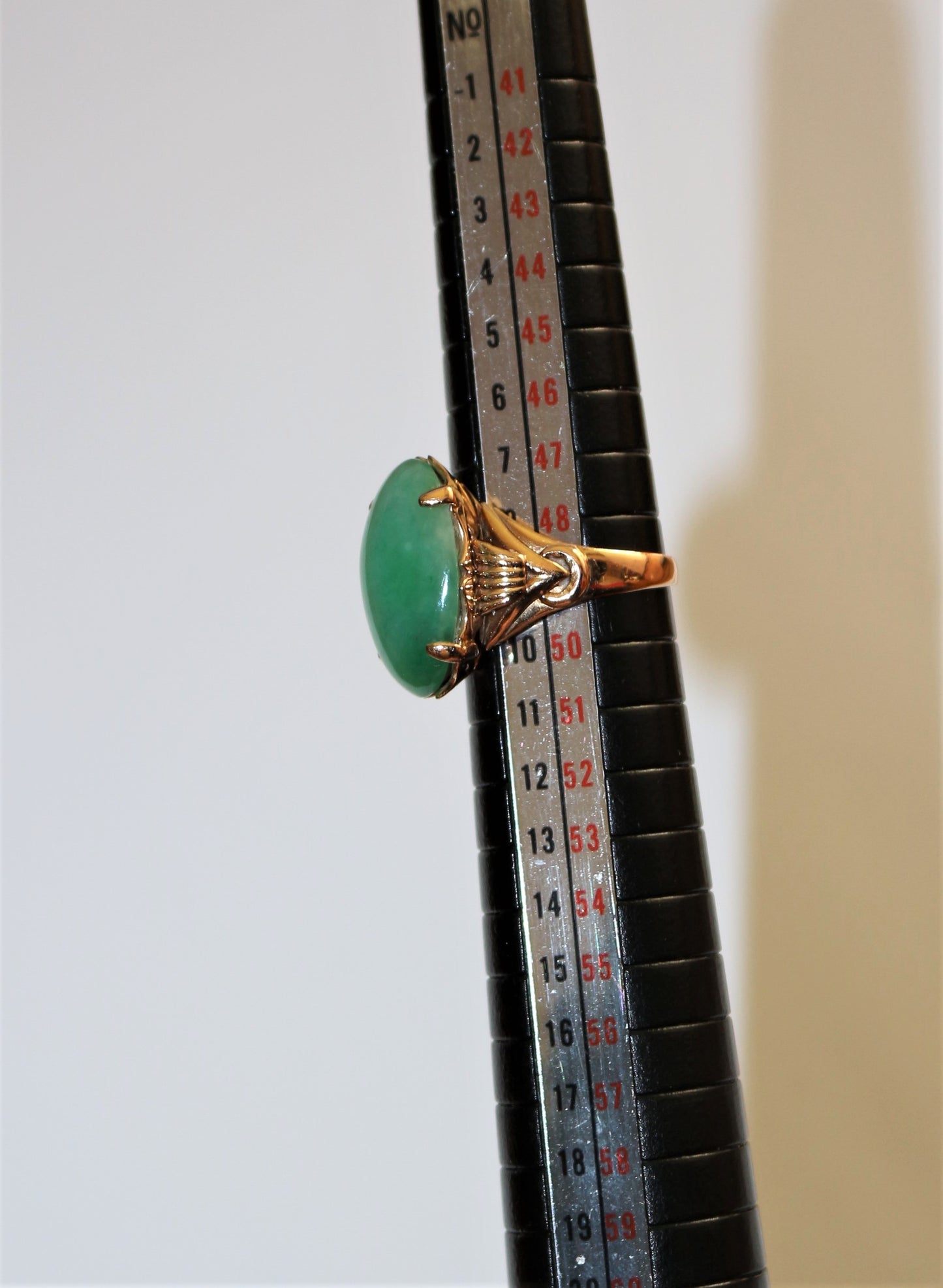 Bague Cabochon De Jade