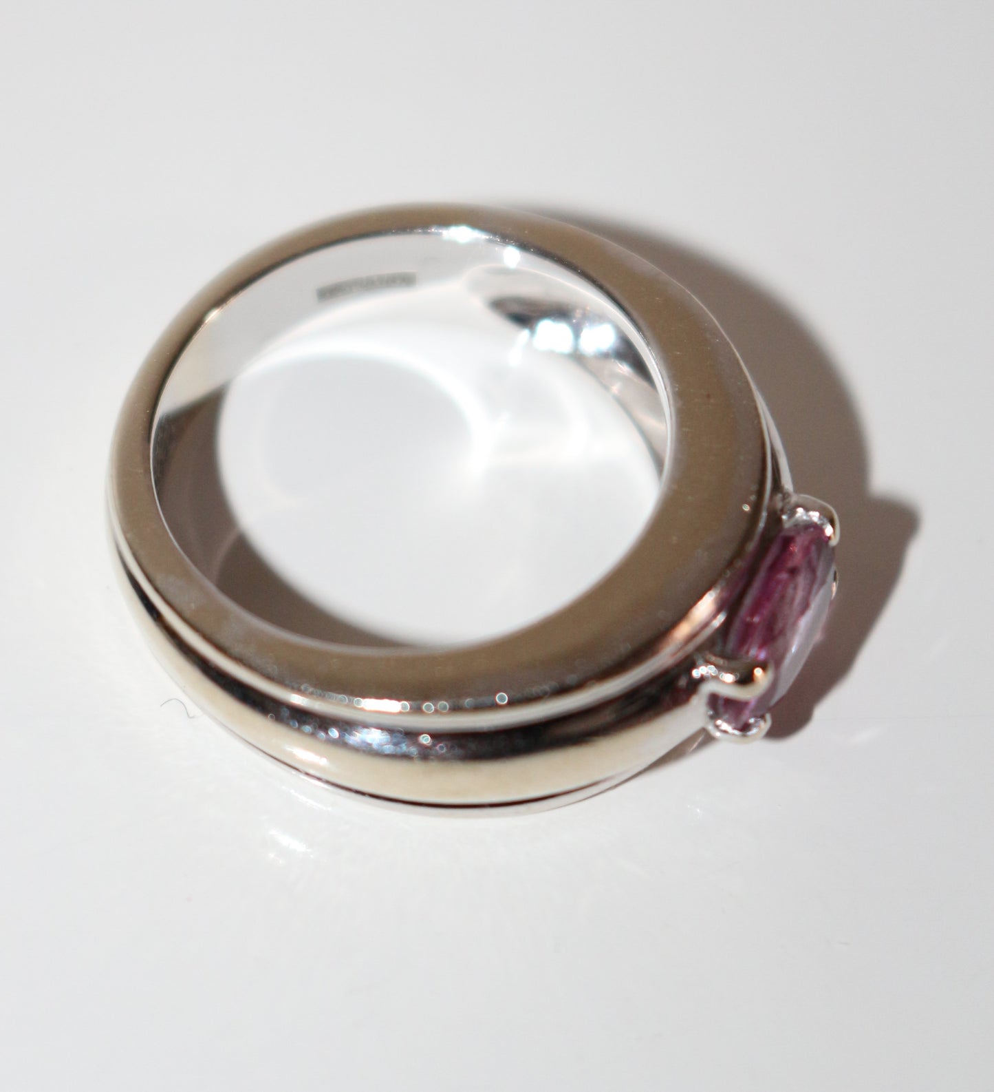 Boucheron Bague Axelle Saphir Rose