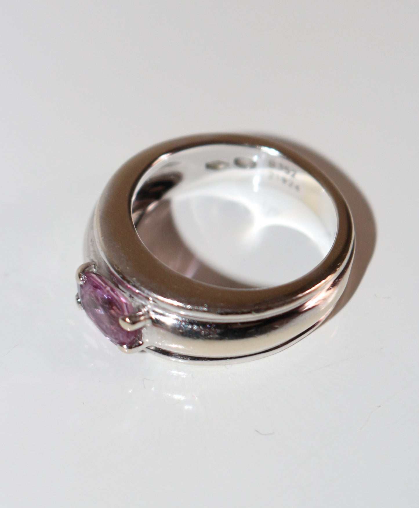 Boucheron Bague Axelle Saphir Rose