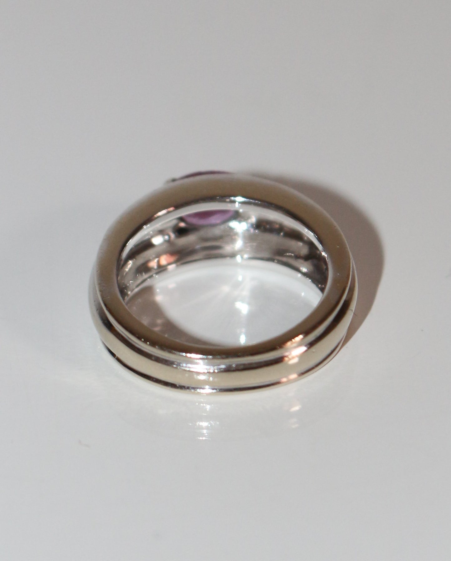 Boucheron Bague Axelle Saphir Rose