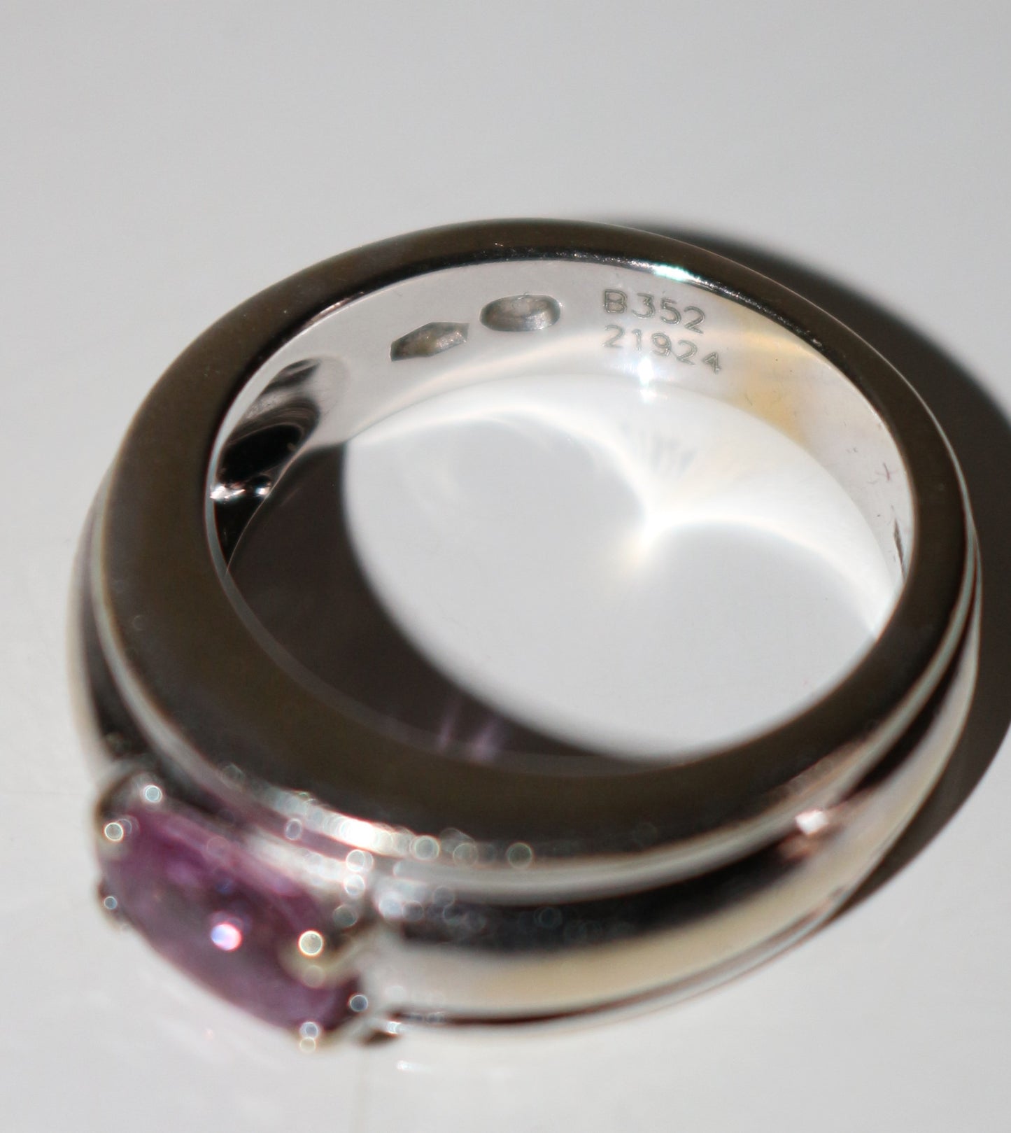 Boucheron Bague Axelle Saphir Rose