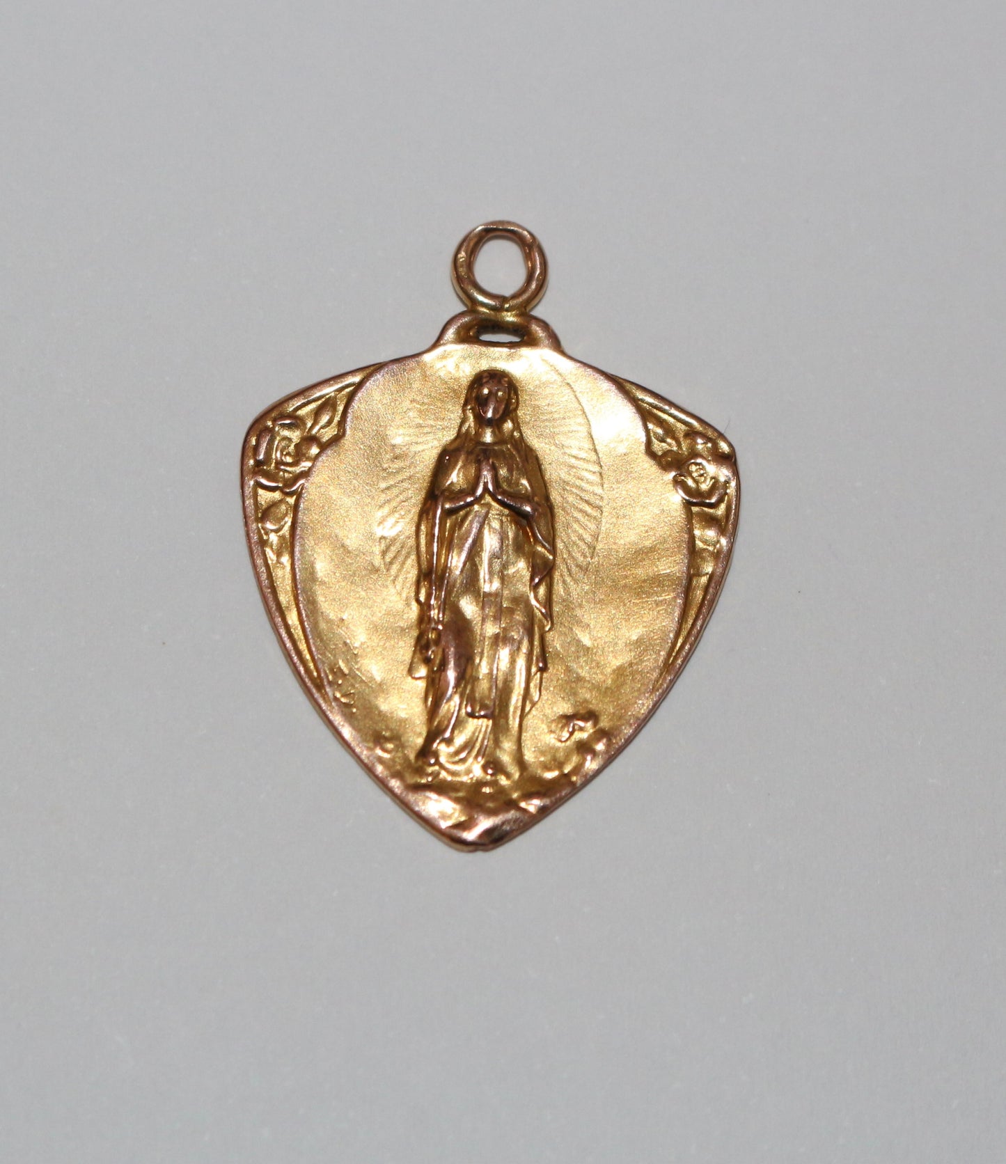 Médaille Religieuse Or Jaune Art Nouveau