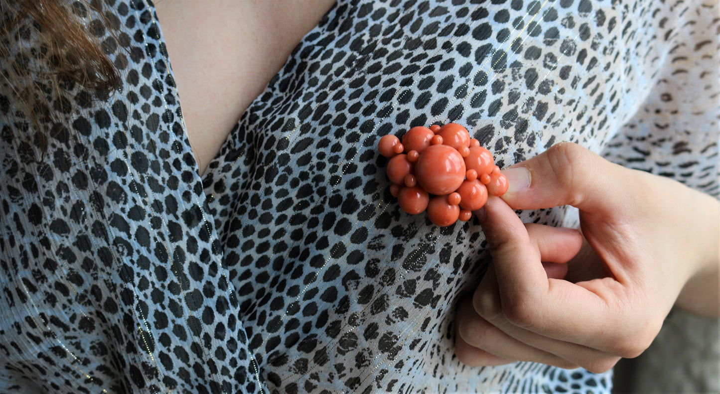 Broche Corail Napoléon III