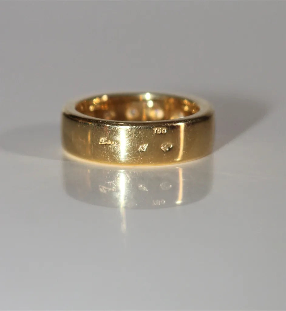 Alliance bandeau diamants Poiray