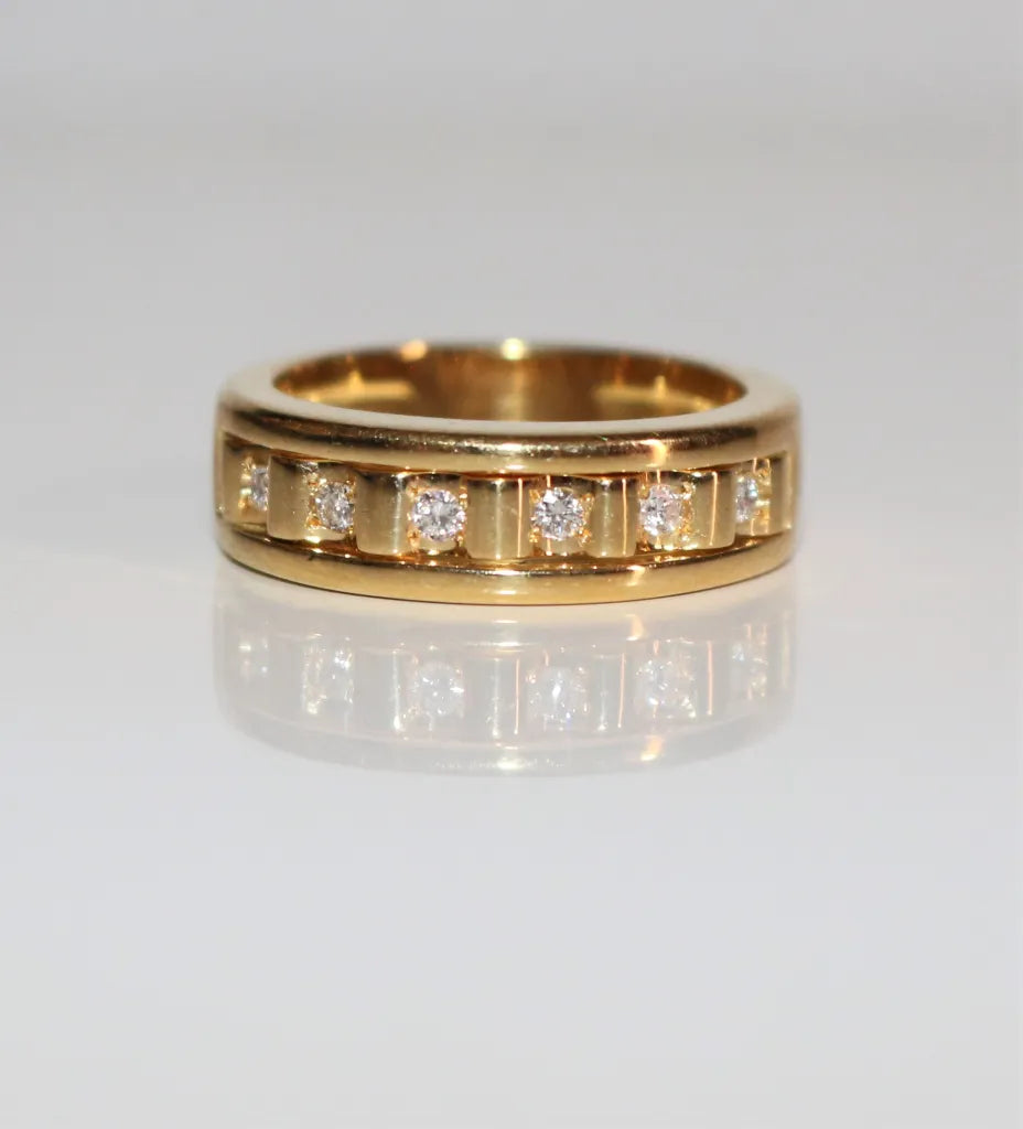 Alliance bandeau diamants Poiray