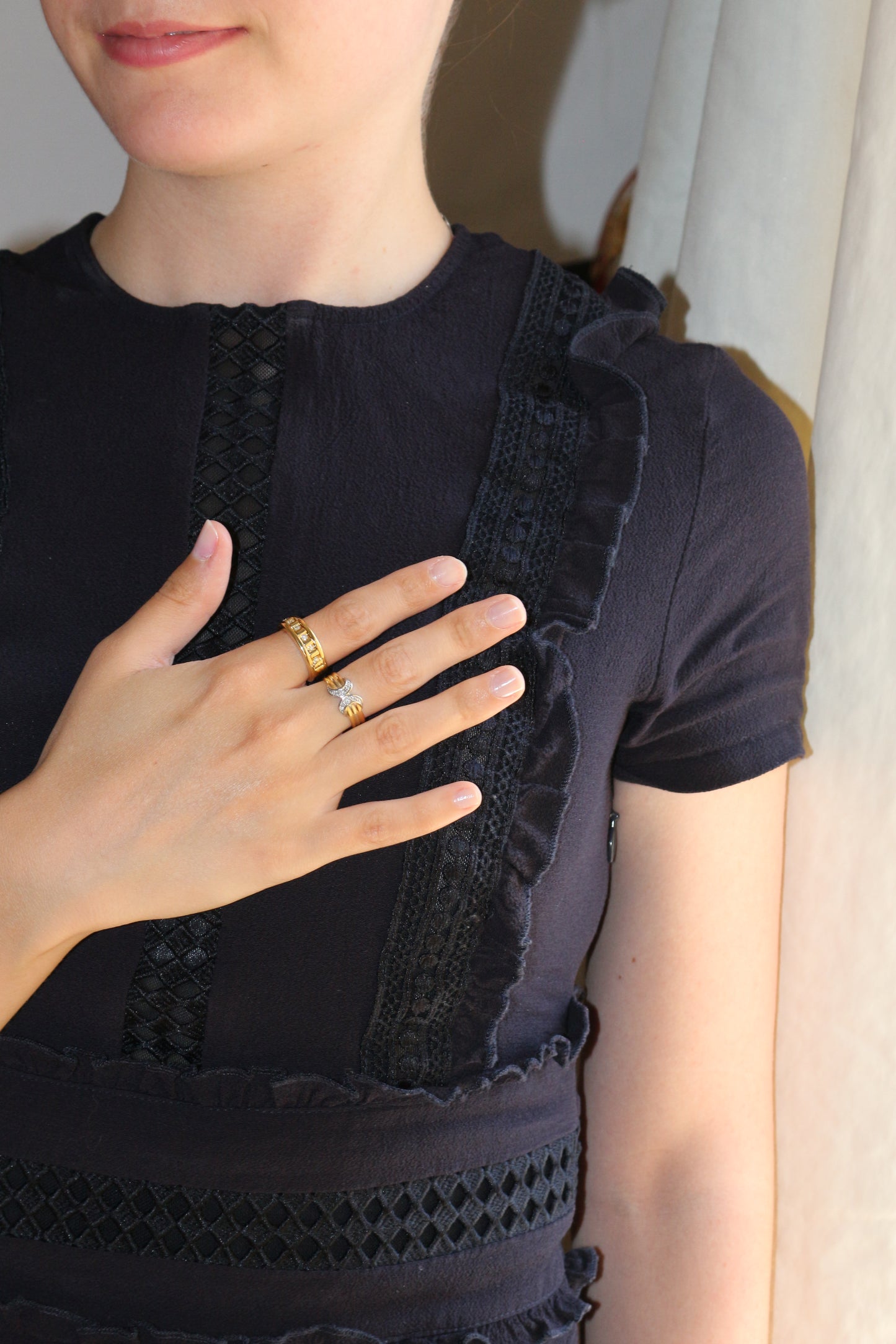 Alliance bandeau diamants Poiray