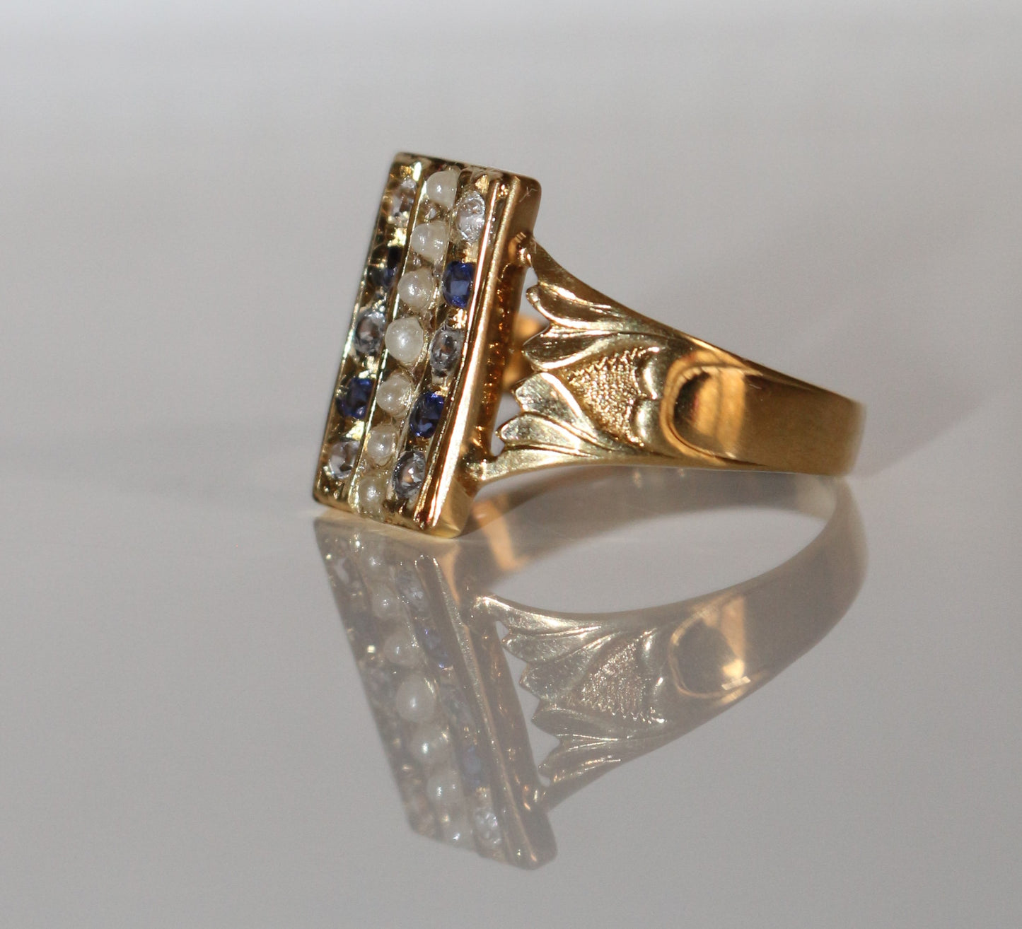 Bague Chevalière ancienne unisexe