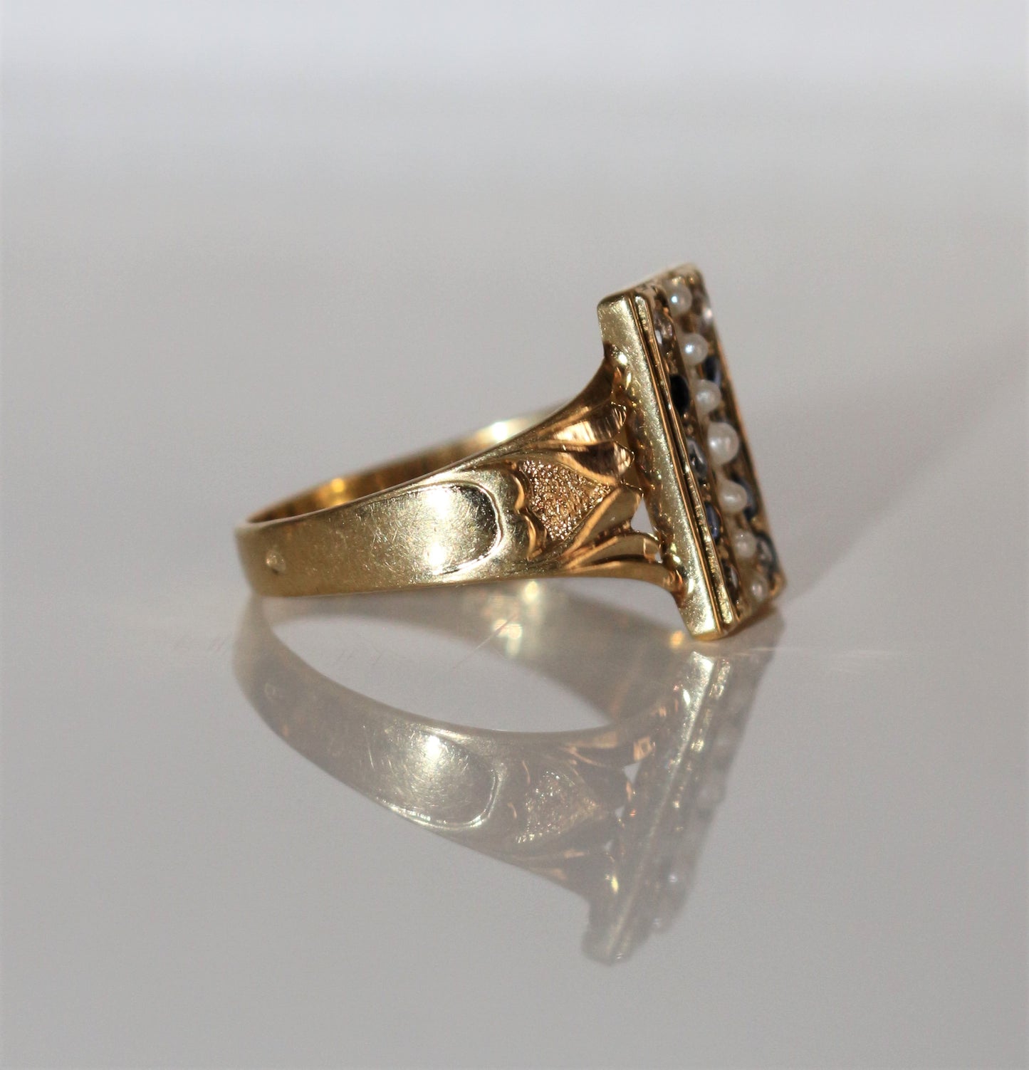 Bague Chevalière ancienne unisexe