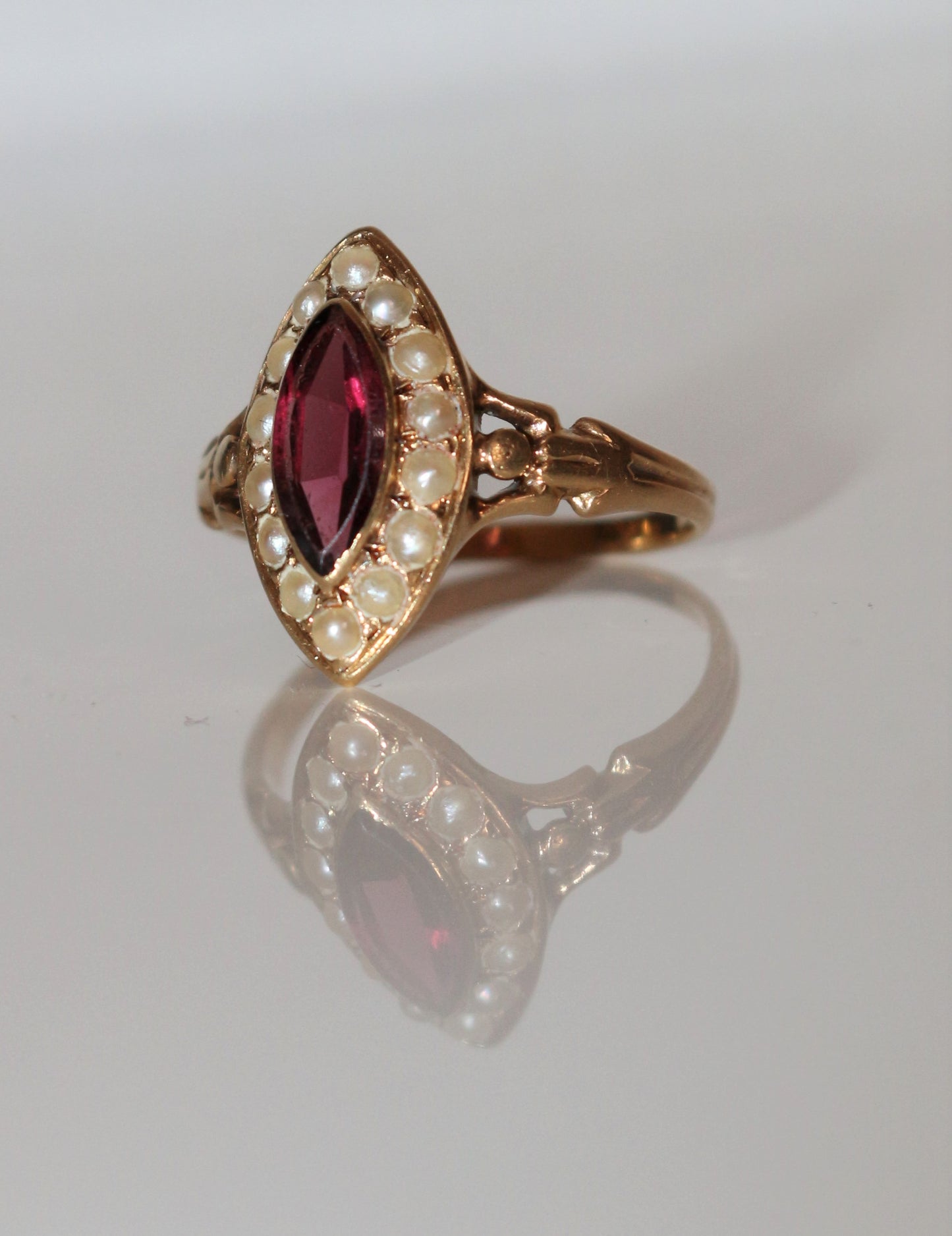 Bague marquise Napoléon III