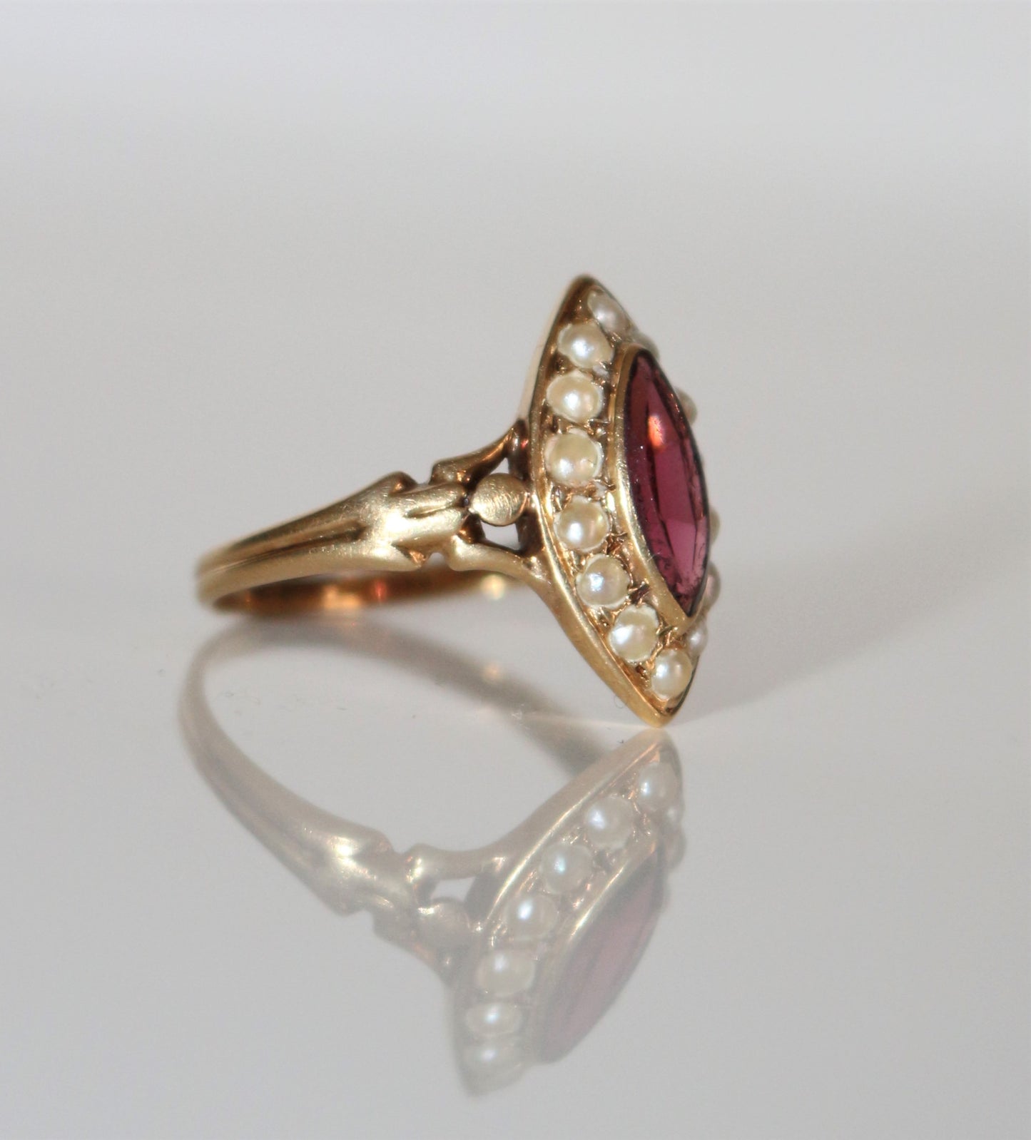 Bague marquise Napoléon III