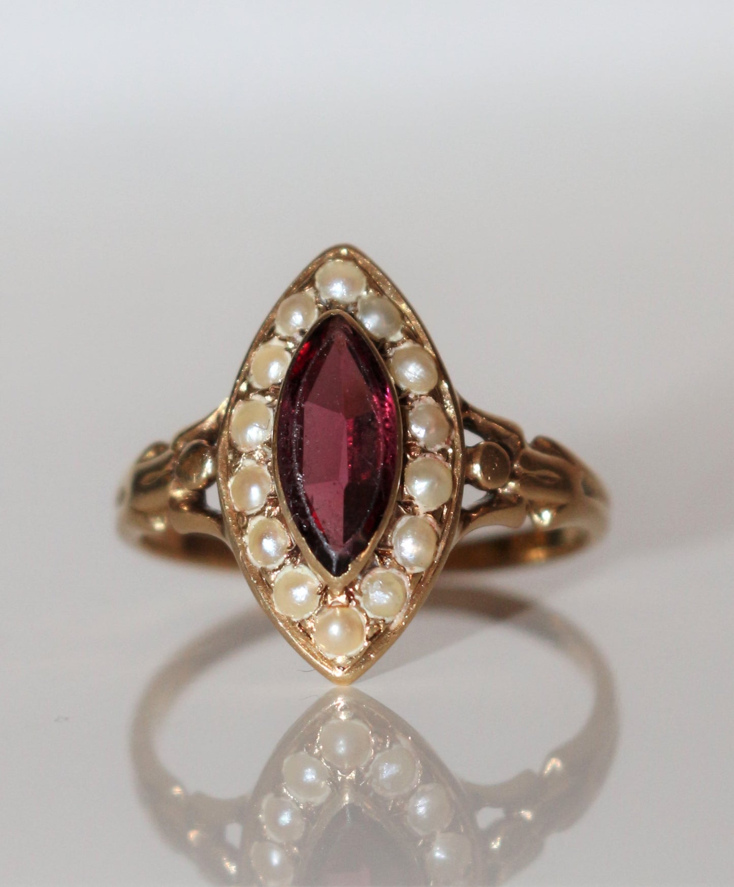 Bague marquise Napoléon III