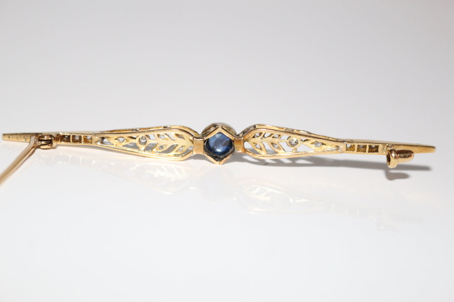 Broche-barrette 1900 Art Nouveau