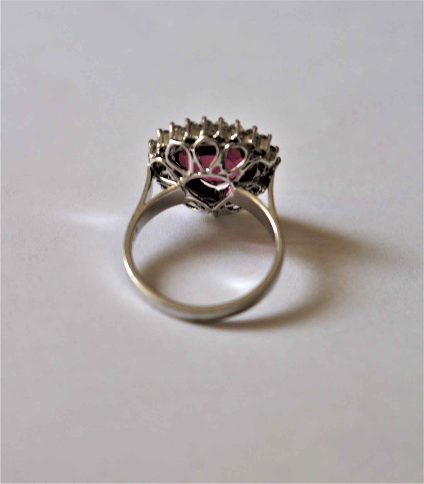 Bague Rubellite & Diamants