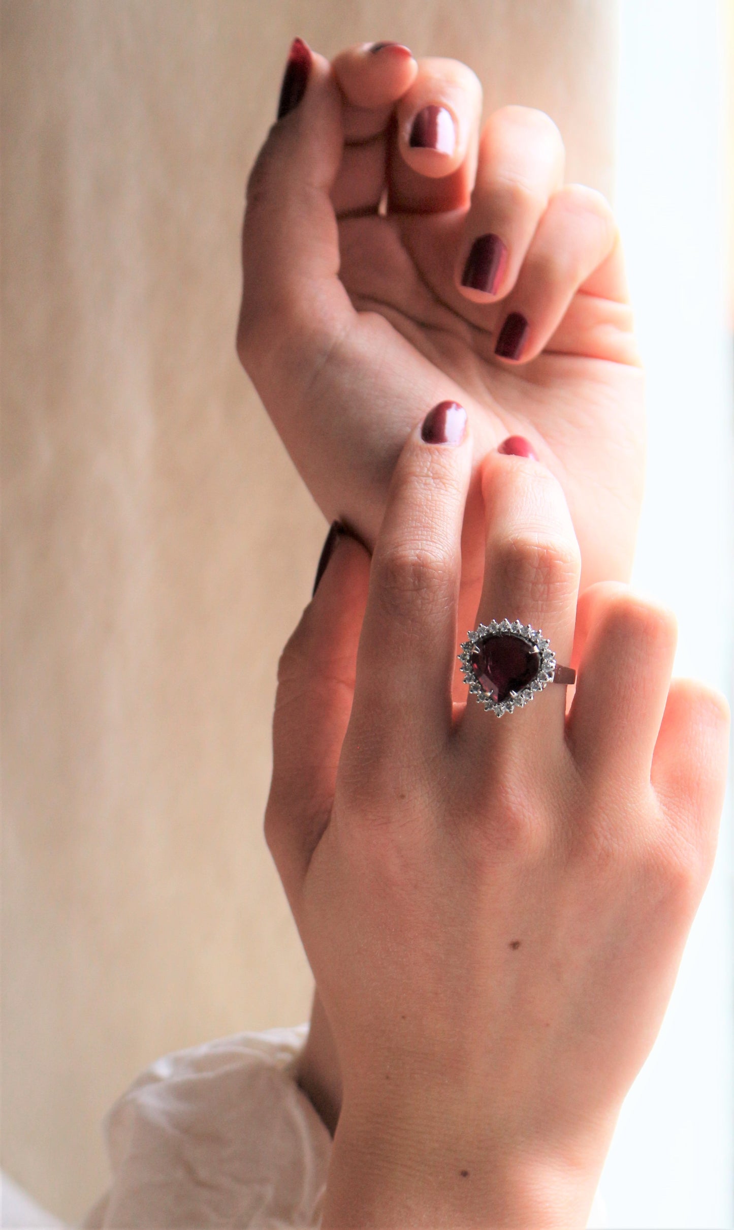 Bague Rubellite & Diamants
