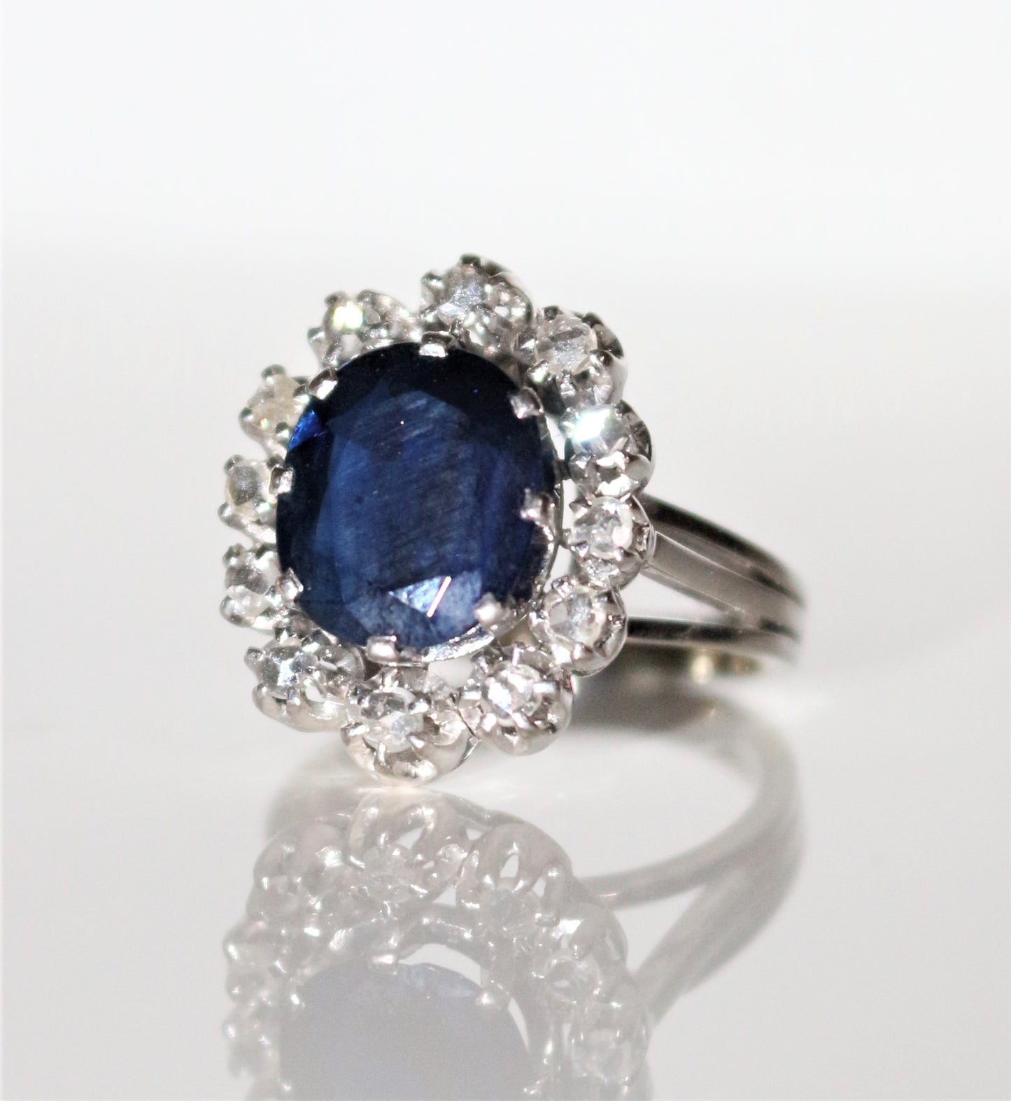 Bague Marguerite Saphir