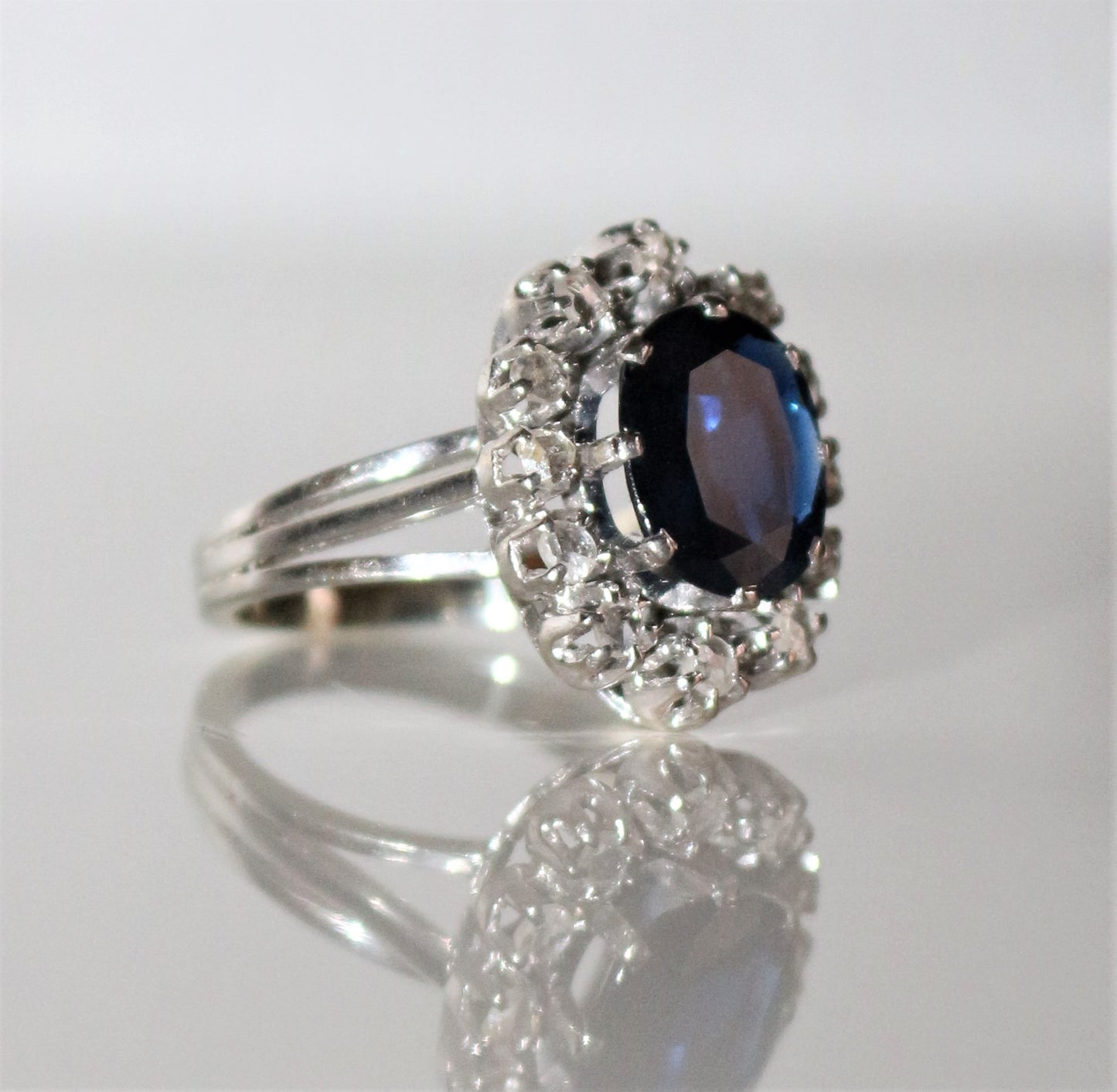 Bague Marguerite Saphir