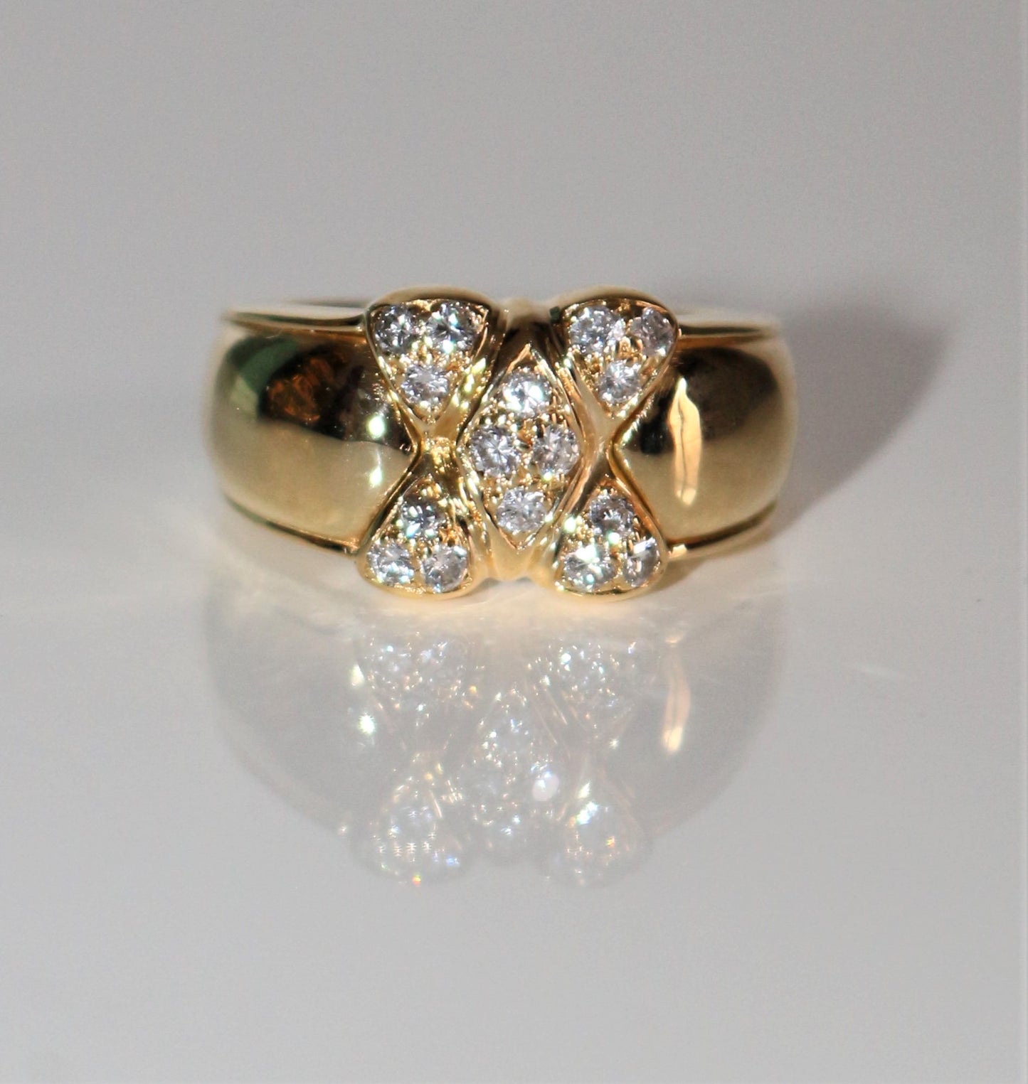 Mauboussin Bague Arlequin Or Et Diamants Vintage