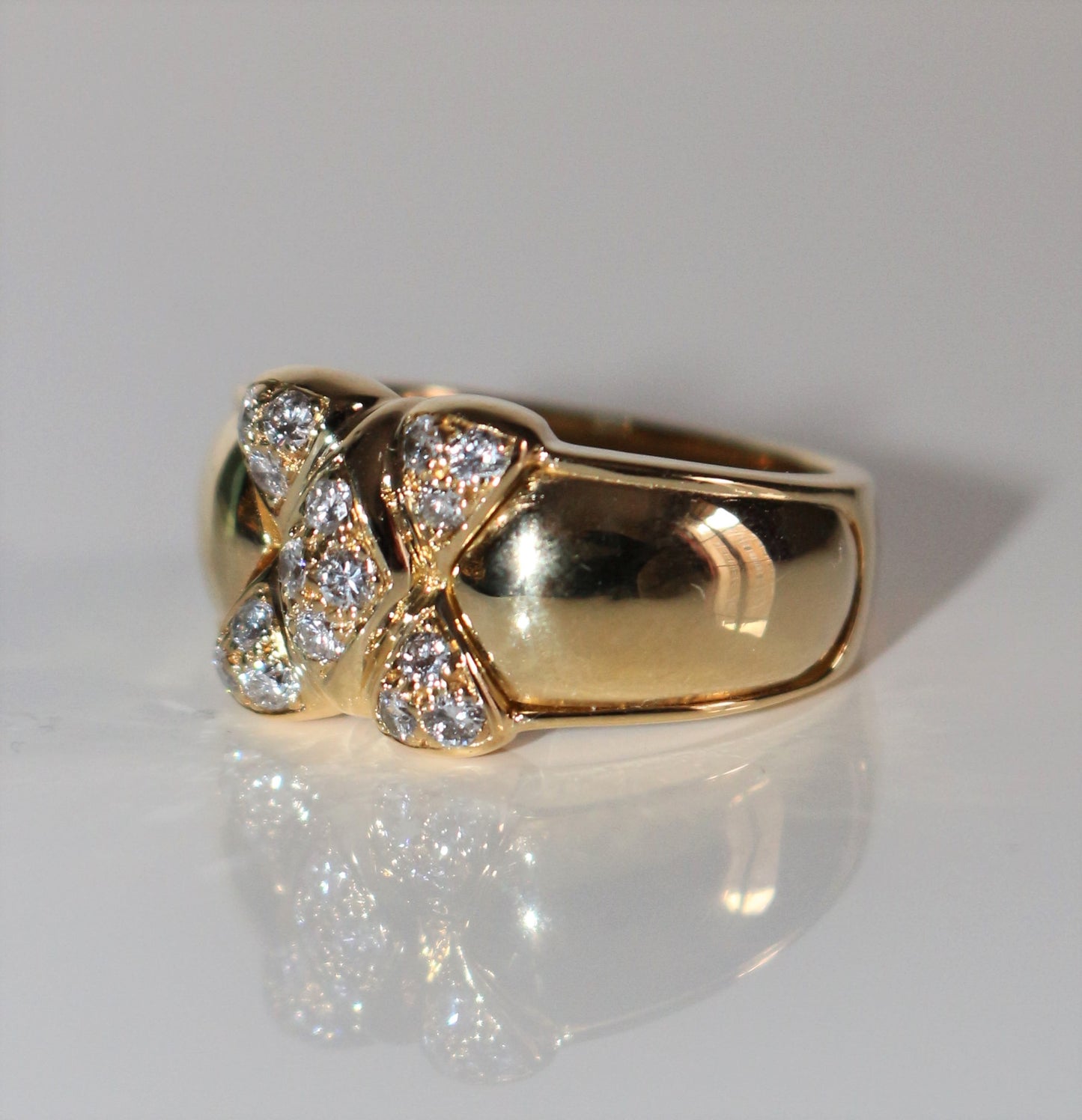 Mauboussin Bague Arlequin Or Et Diamants Vintage