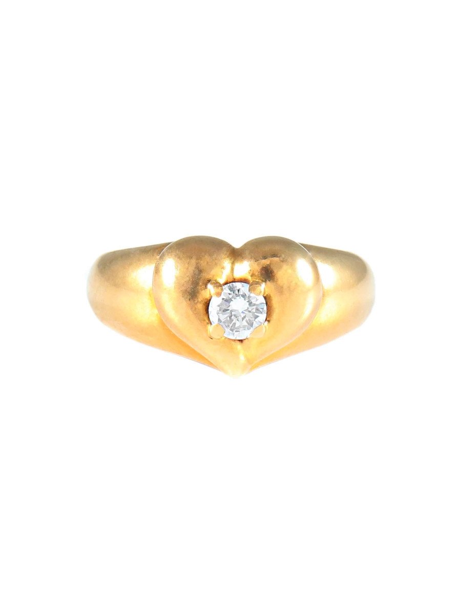 Van Cleef And Arpels Bague Coeur Diamant